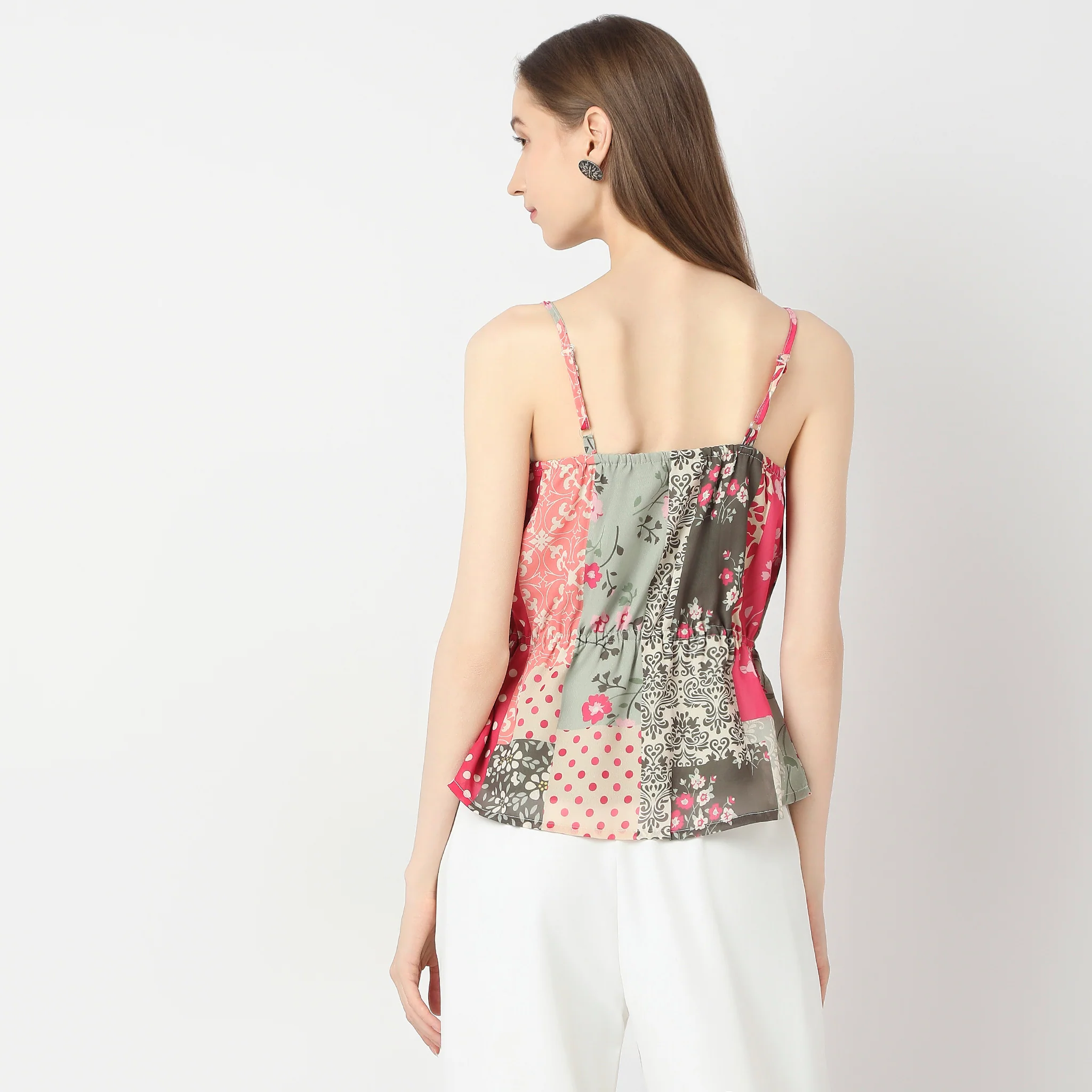Regular Fit Printed Top - Image 3