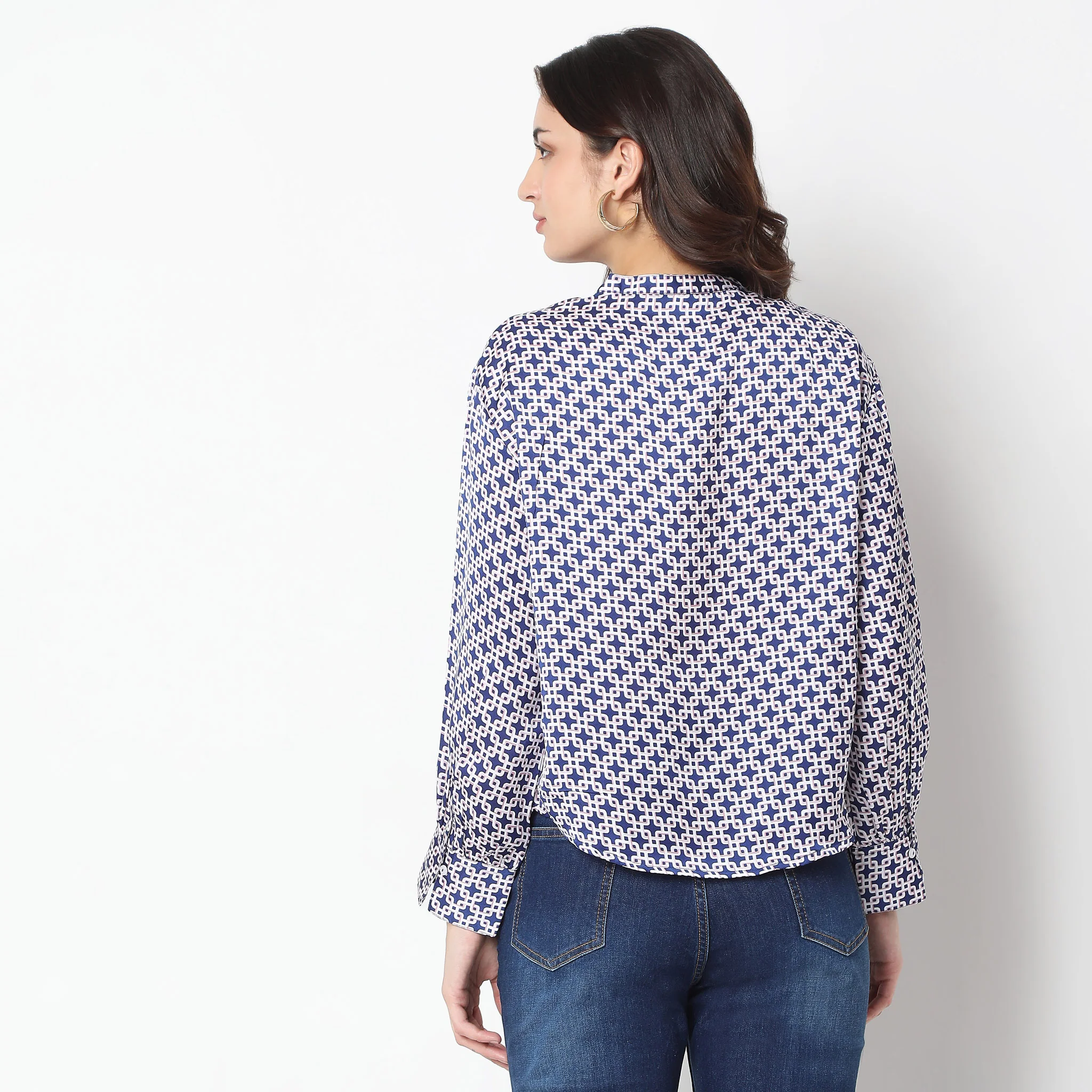 Regular Fit Printed Top - Image 3