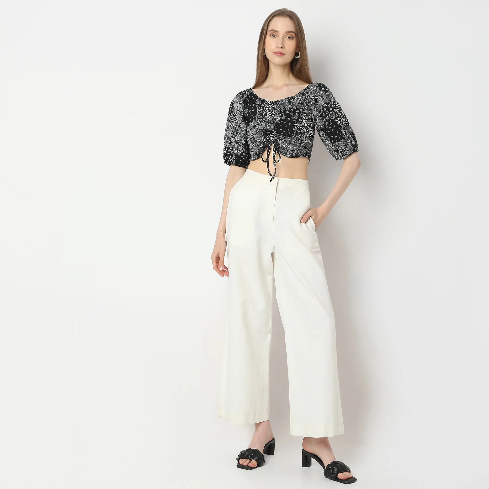 Regular Fit Printed Top - Image 2