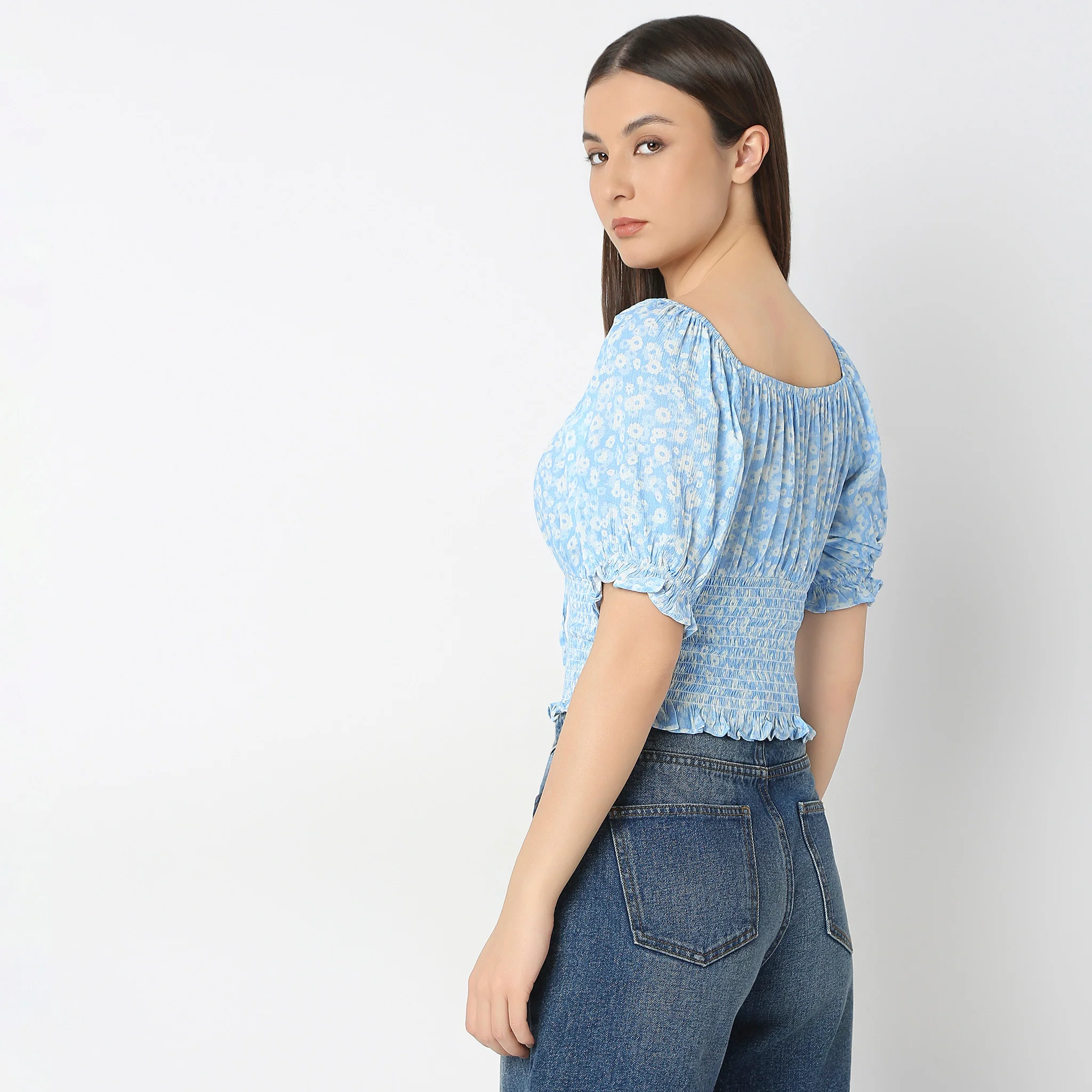 Regular Fit Printed Top - Image 3