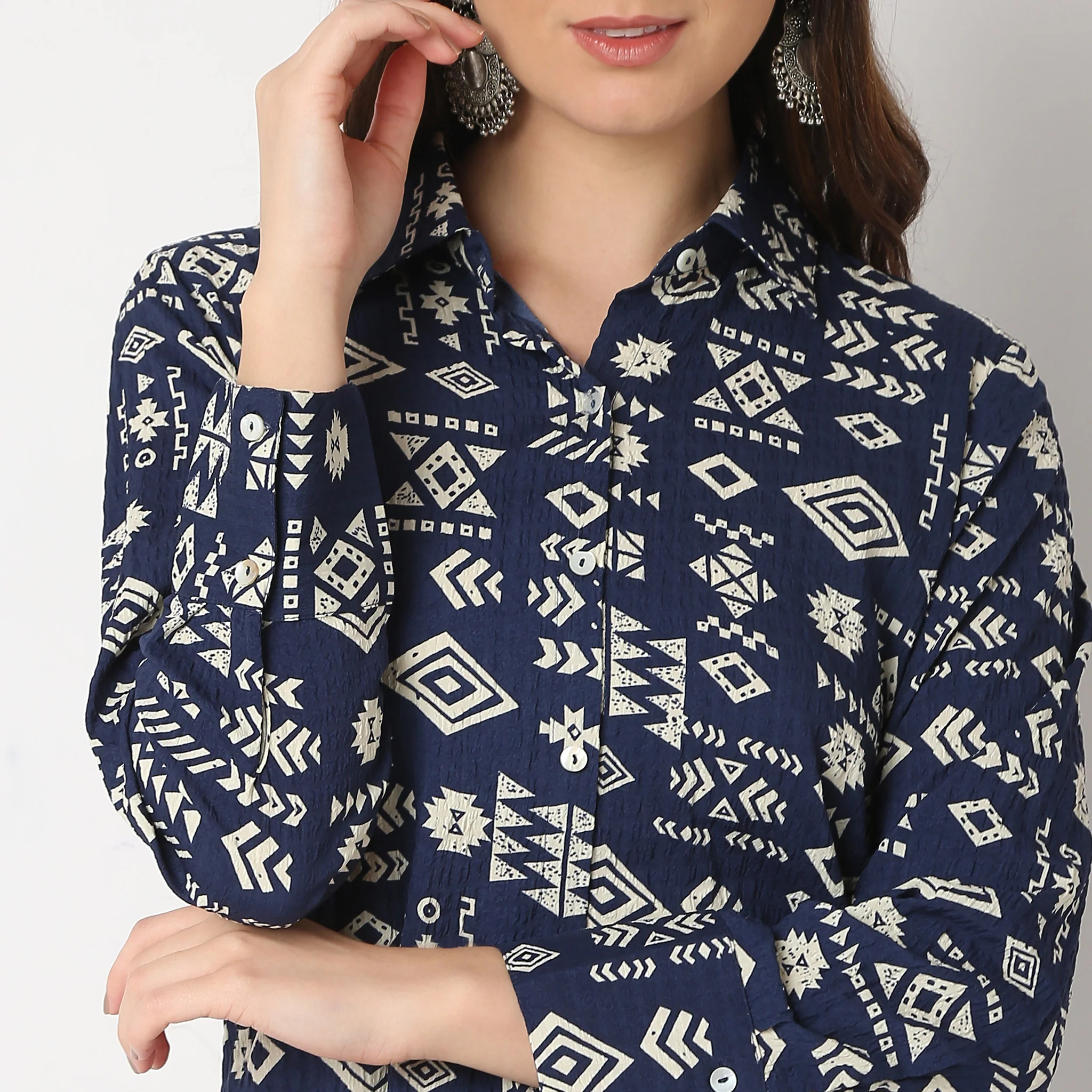Regular Fit Printed Tunic - Image 4