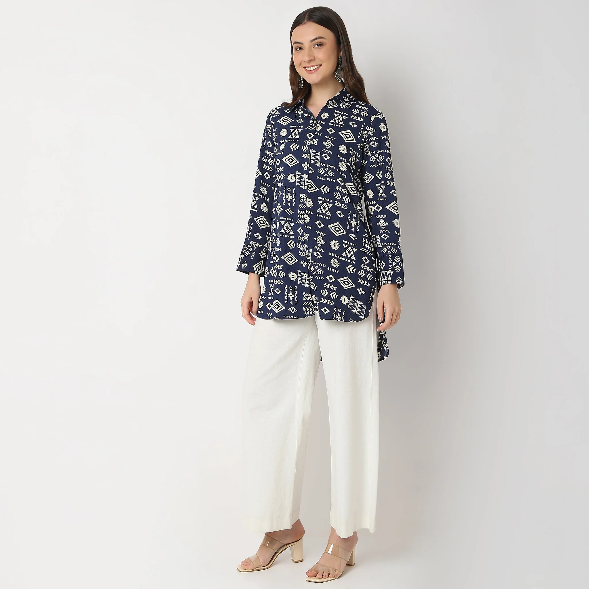 Regular Fit Printed Tunic - Image 5
