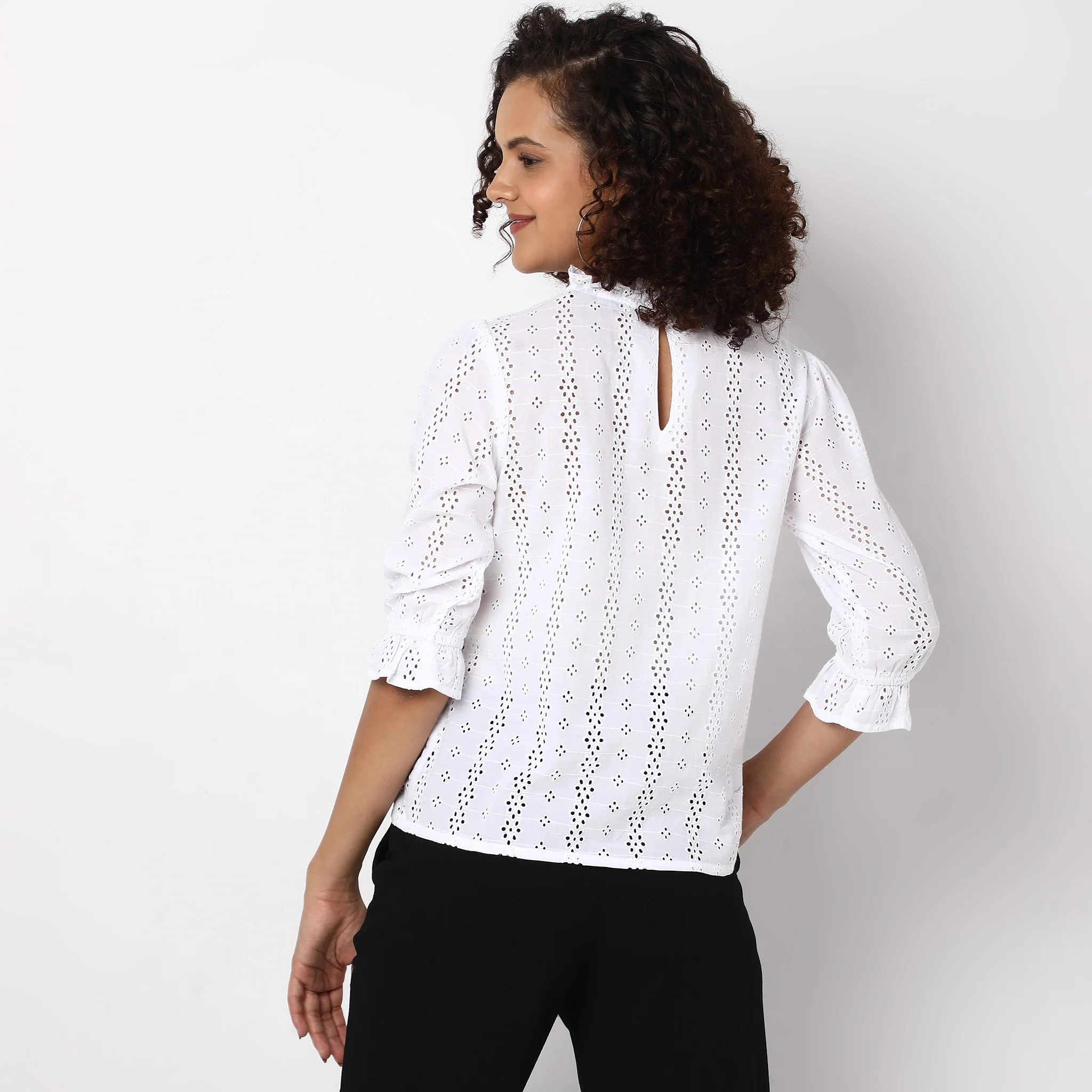 Regular Fit Schiffi Top - Image 3