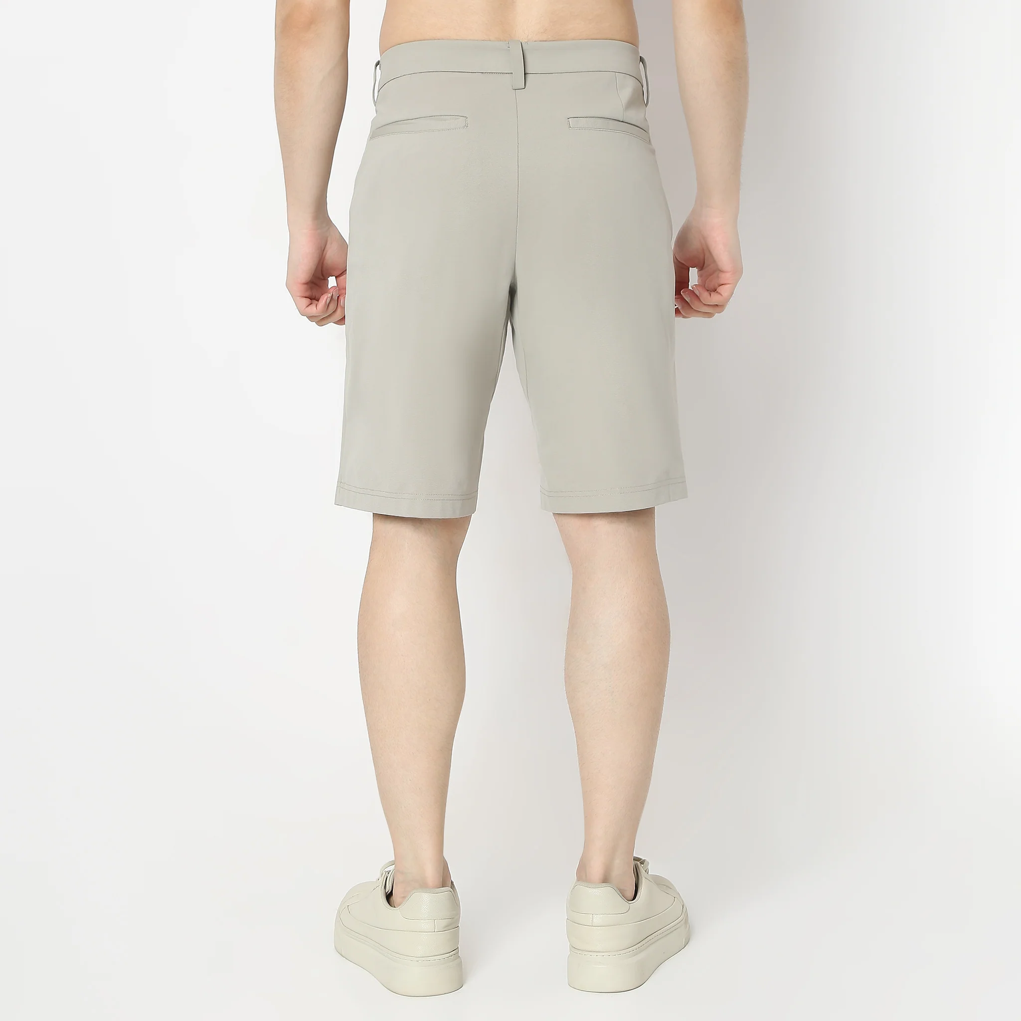Above Knee Fluidx Weekenders Mid Rise Updated Style Shorts With Techno Base, Ideal For Relaxation And Activity-Relaxed Fit Shorts - Image 13