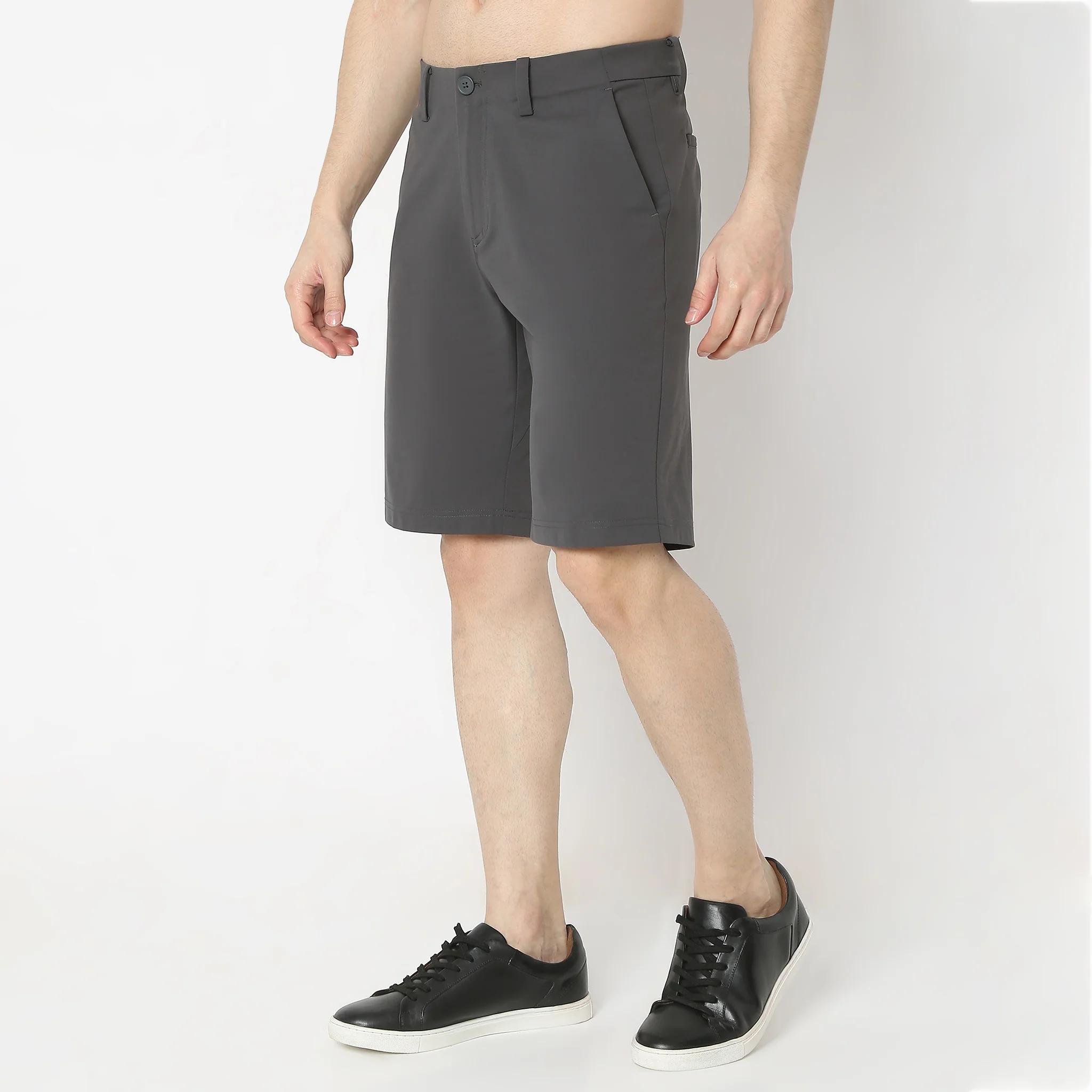 Above Knee Fluidx Weekenders Mid Rise Updated Style Shorts With Techno Base, Ideal For Relaxation And Activity-Relaxed Fit Shorts - Image 20