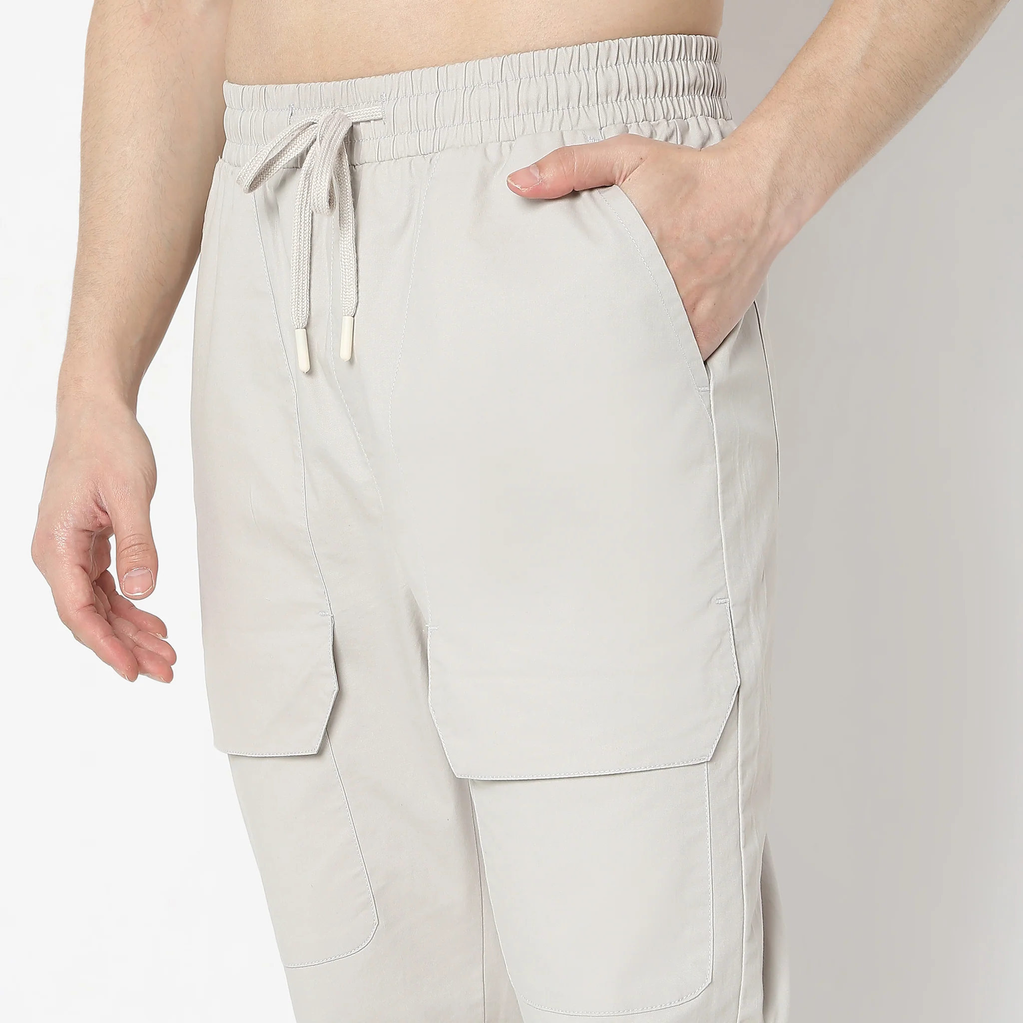 Cargo With Utility Pockets And Heavy Wash - Image 4