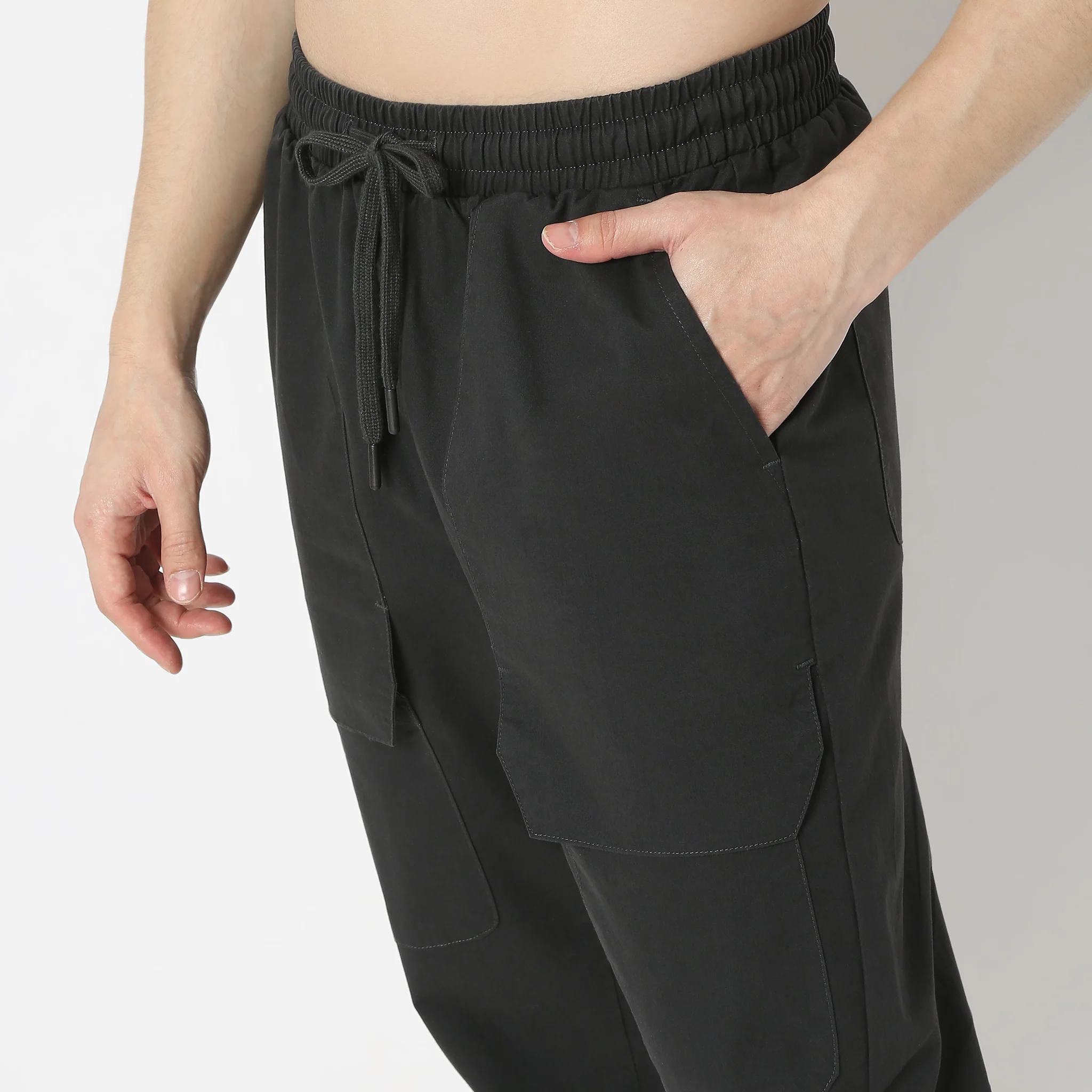 Cargo With Utility Pockets And Heavy Wash - Image 9