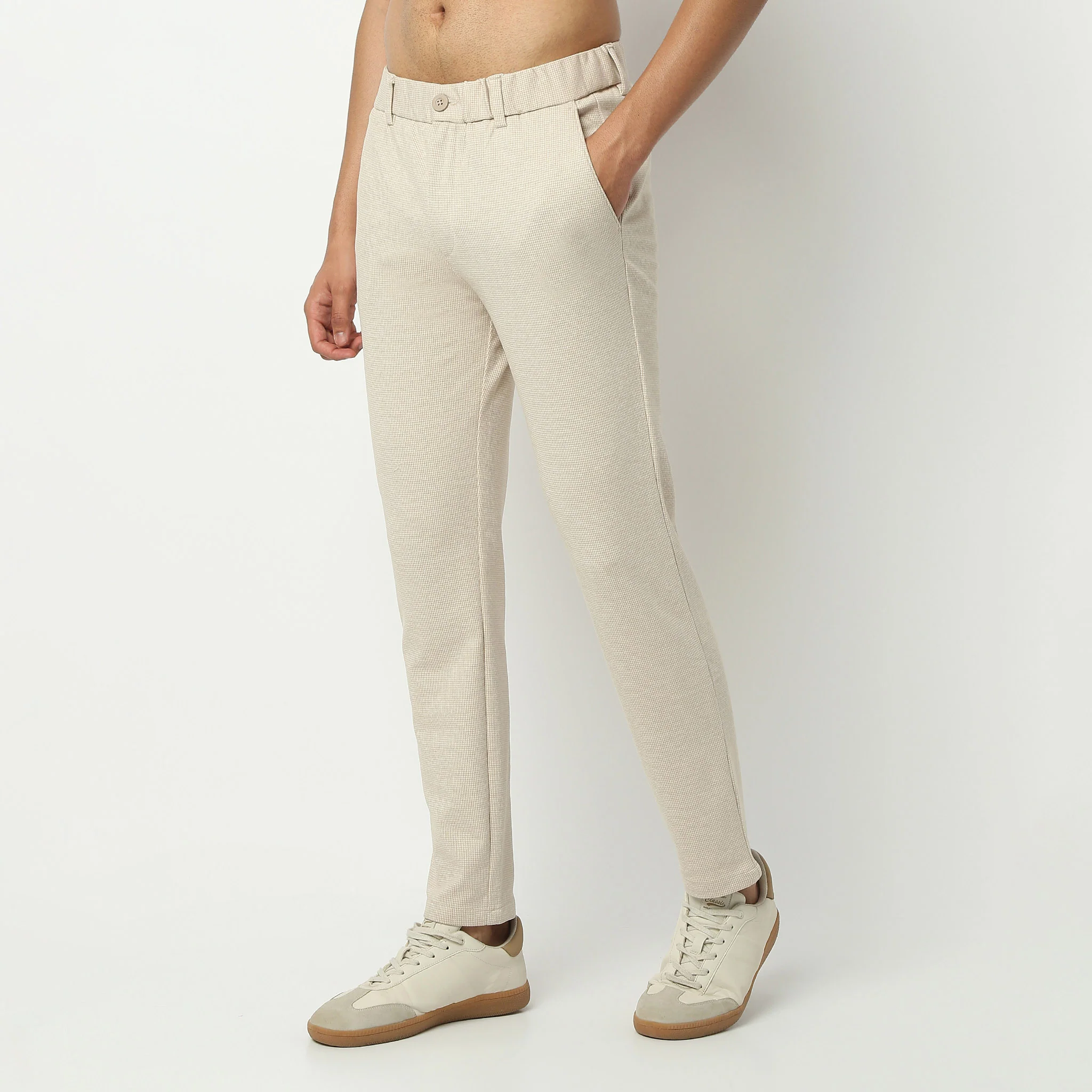Easy Pantsᵉˣ Ankle Length Knitted Soft Textured Uber Comfort Style - Image 5