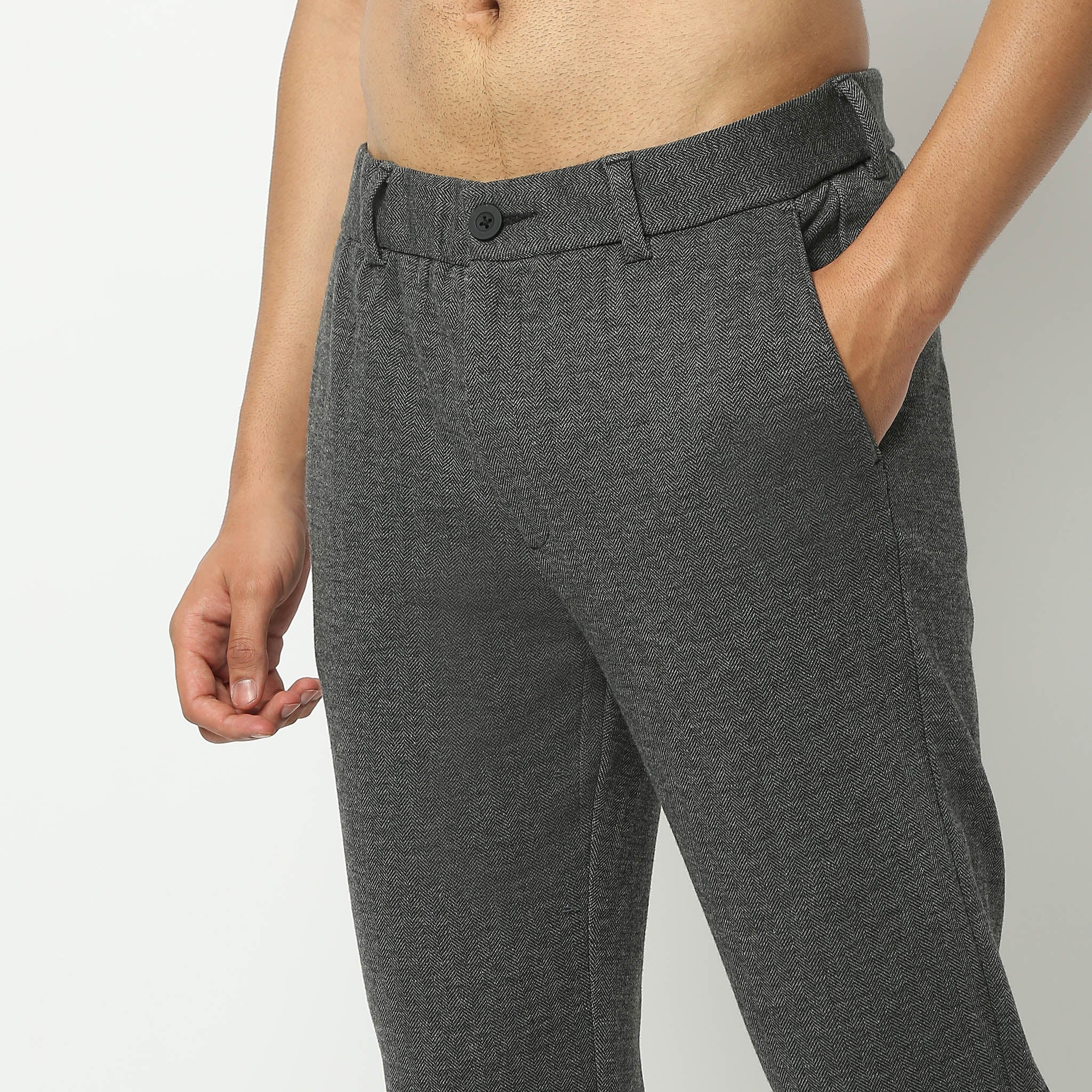 Easy Pantsᵉˣ Ankle Length Knitted Soft Textured Uber Comfort Style - Image 9