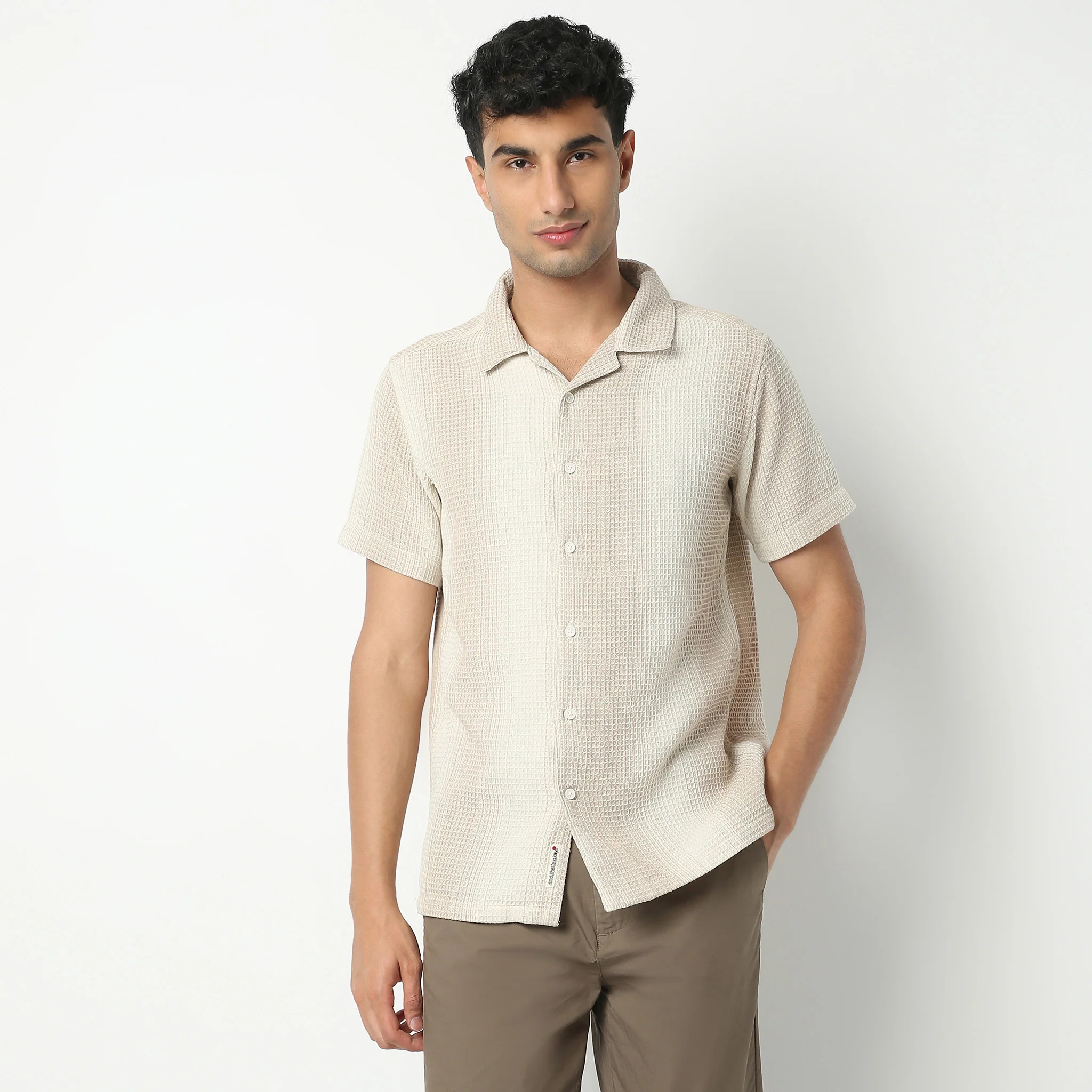 Moodᵉˣ Shirt Camp Collar Half Sleeve - Image 2