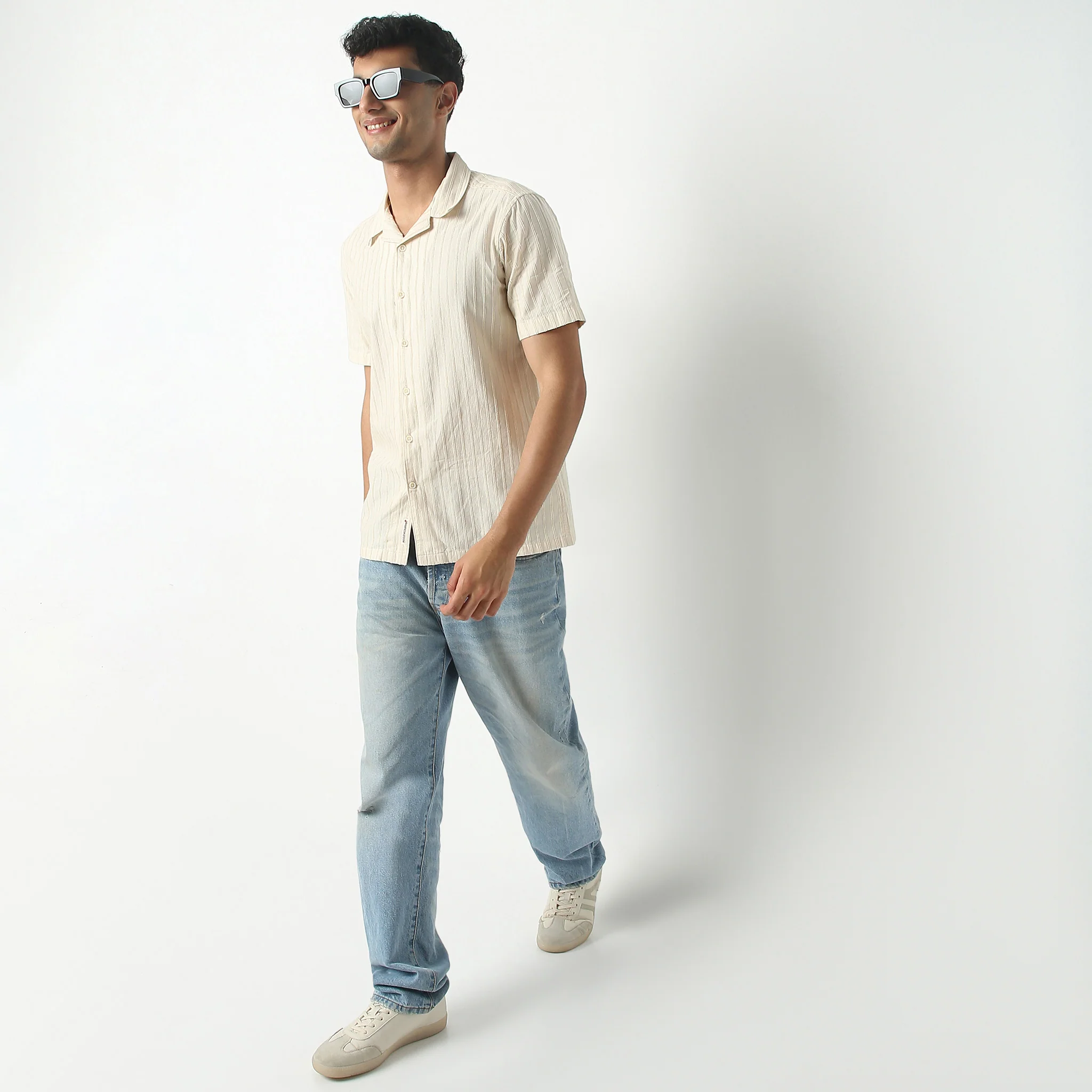 Bae Shirt Camp Collar Half Sleeve - Image 6