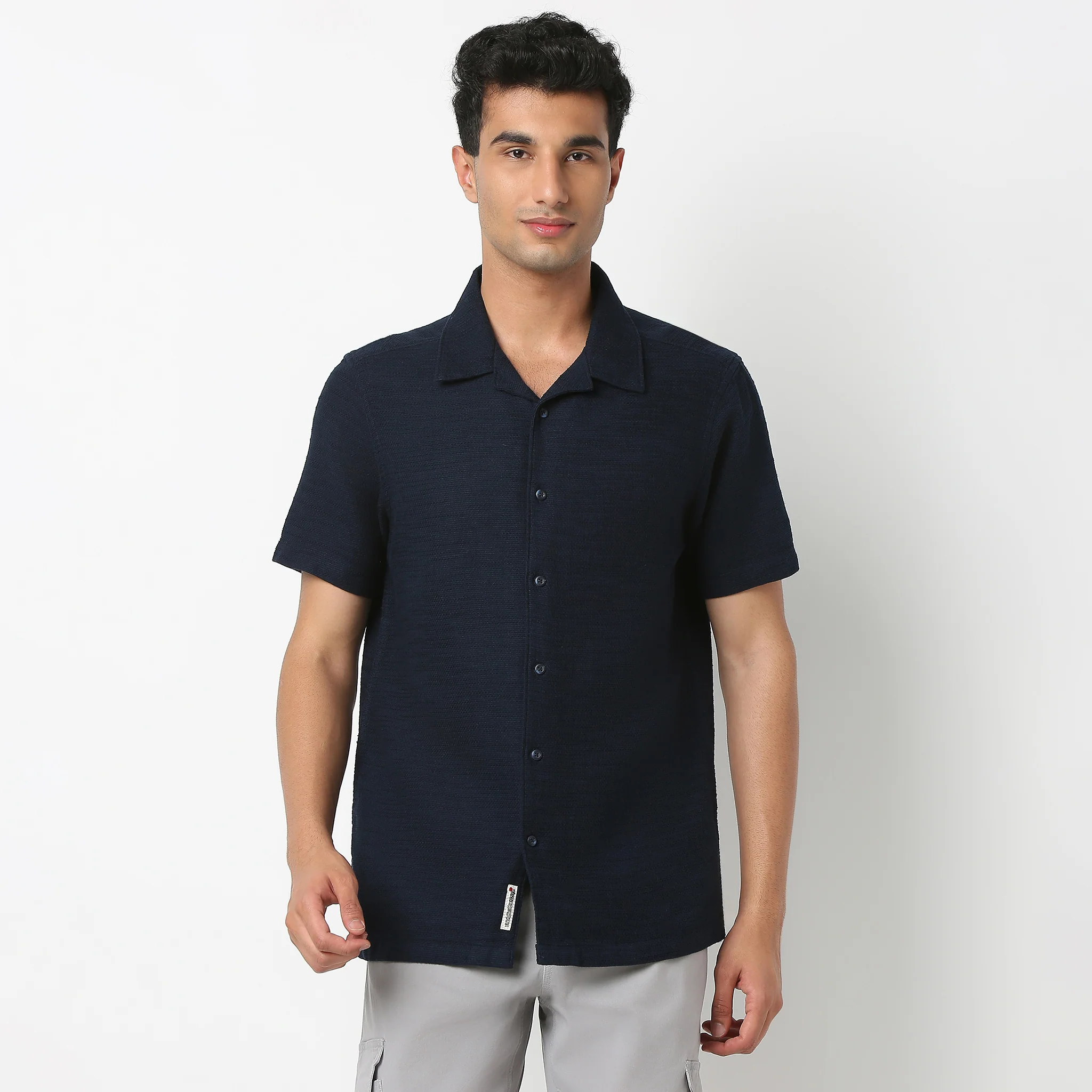 BAEᵉˣ Shirt - Camp Collar Solid - Image 2