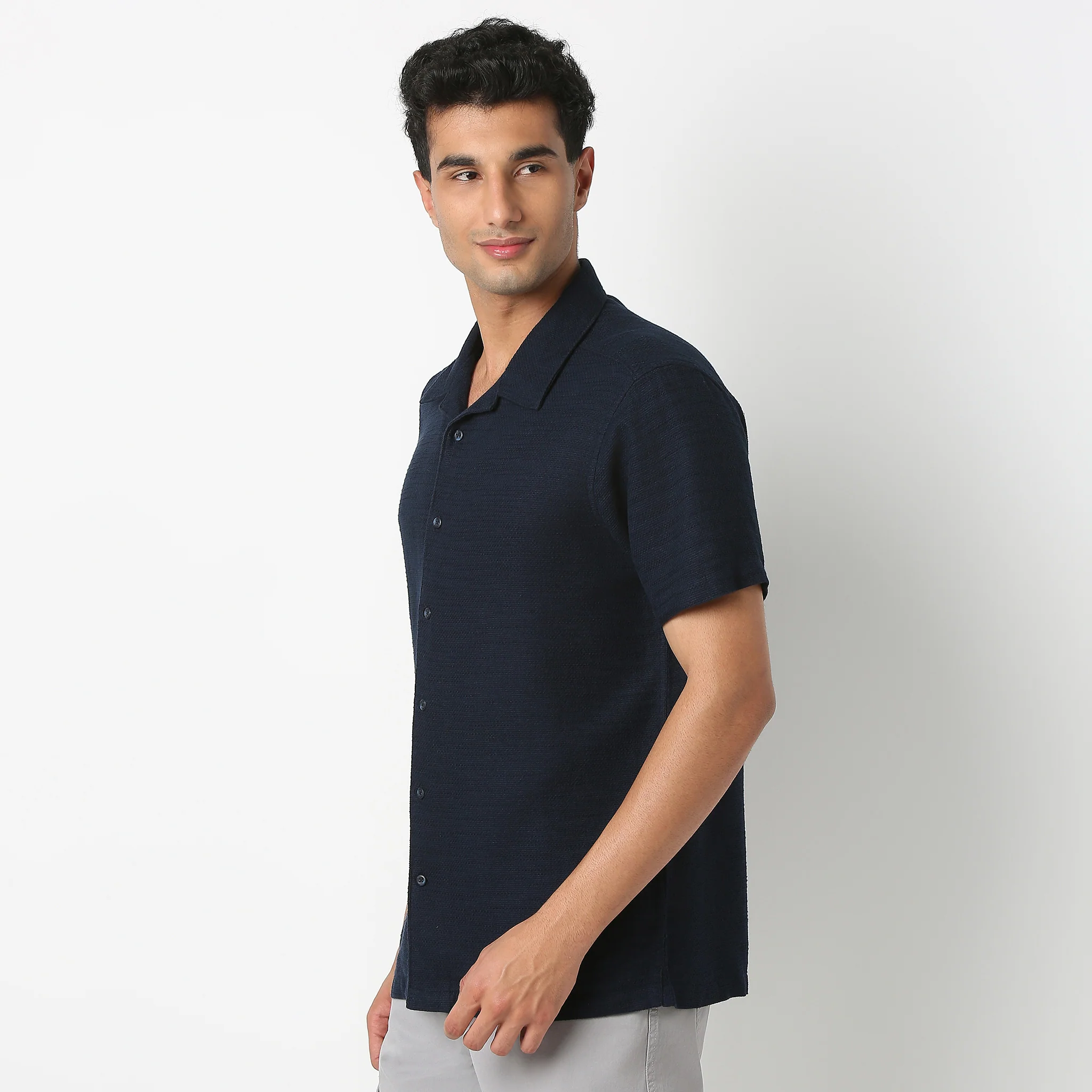 BAEᵉˣ Shirt - Camp Collar Solid - Image 5