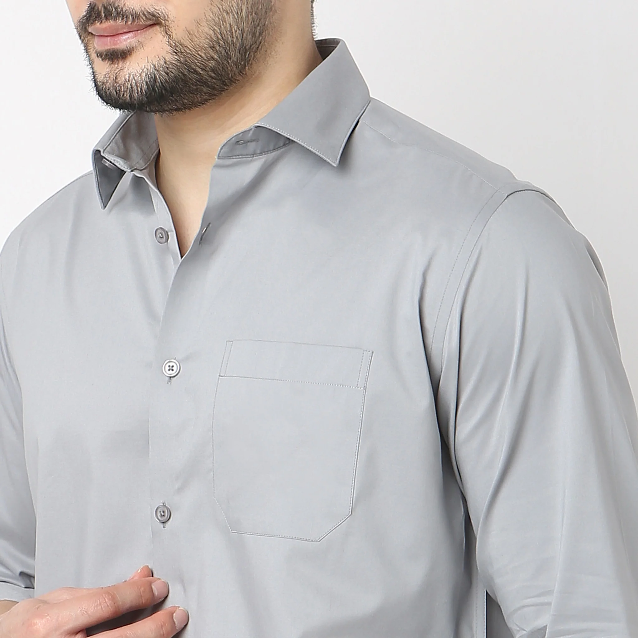 Cooltek™ Shirt - The Perfect Shirt - "Crease Free Tape Seamed Tailored Shirts” - Super Fine Cotton With E-Fast® Stretch - Regular Fit - Image 10