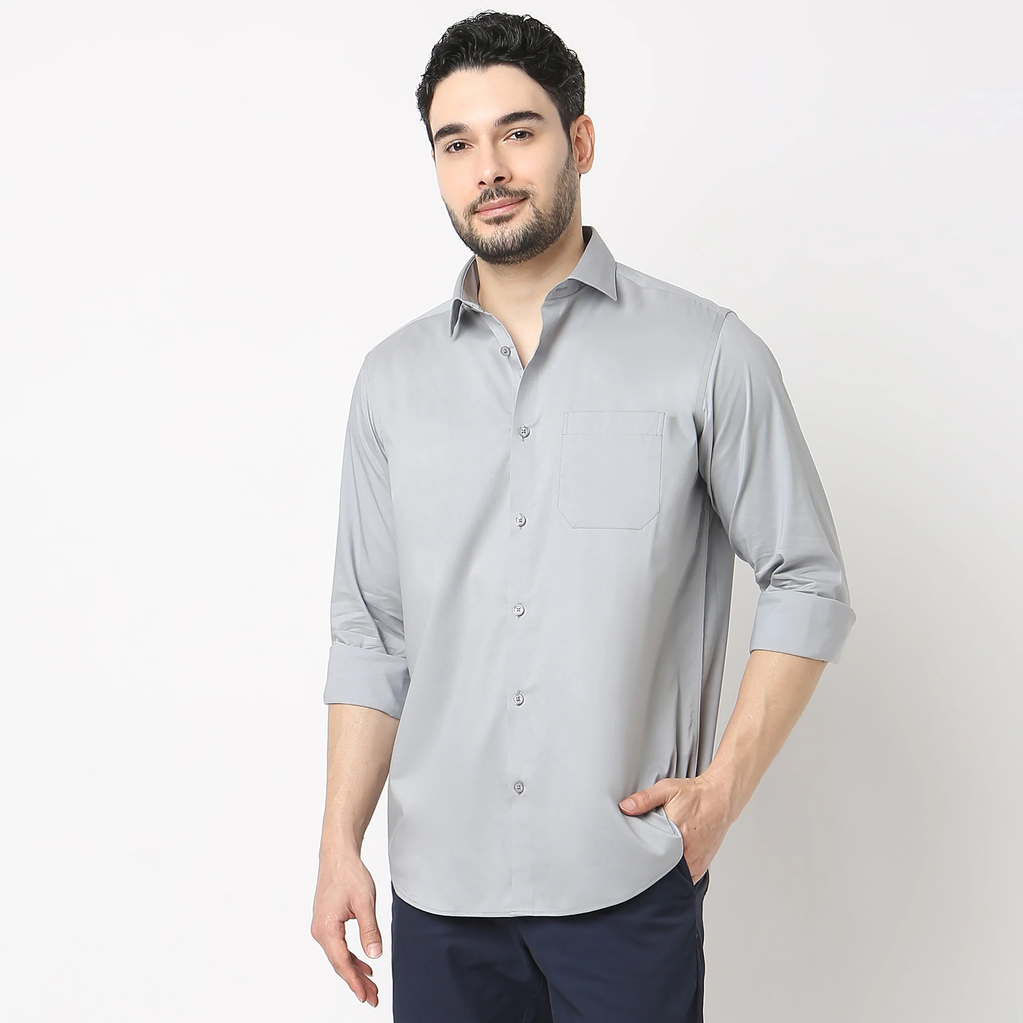 Cooltek™ Shirt - The Perfect Shirt - "Crease Free Tape Seamed Tailored Shirts” - Super Fine Cotton With E-Fast® Stretch - Regular Fit - Image 11
