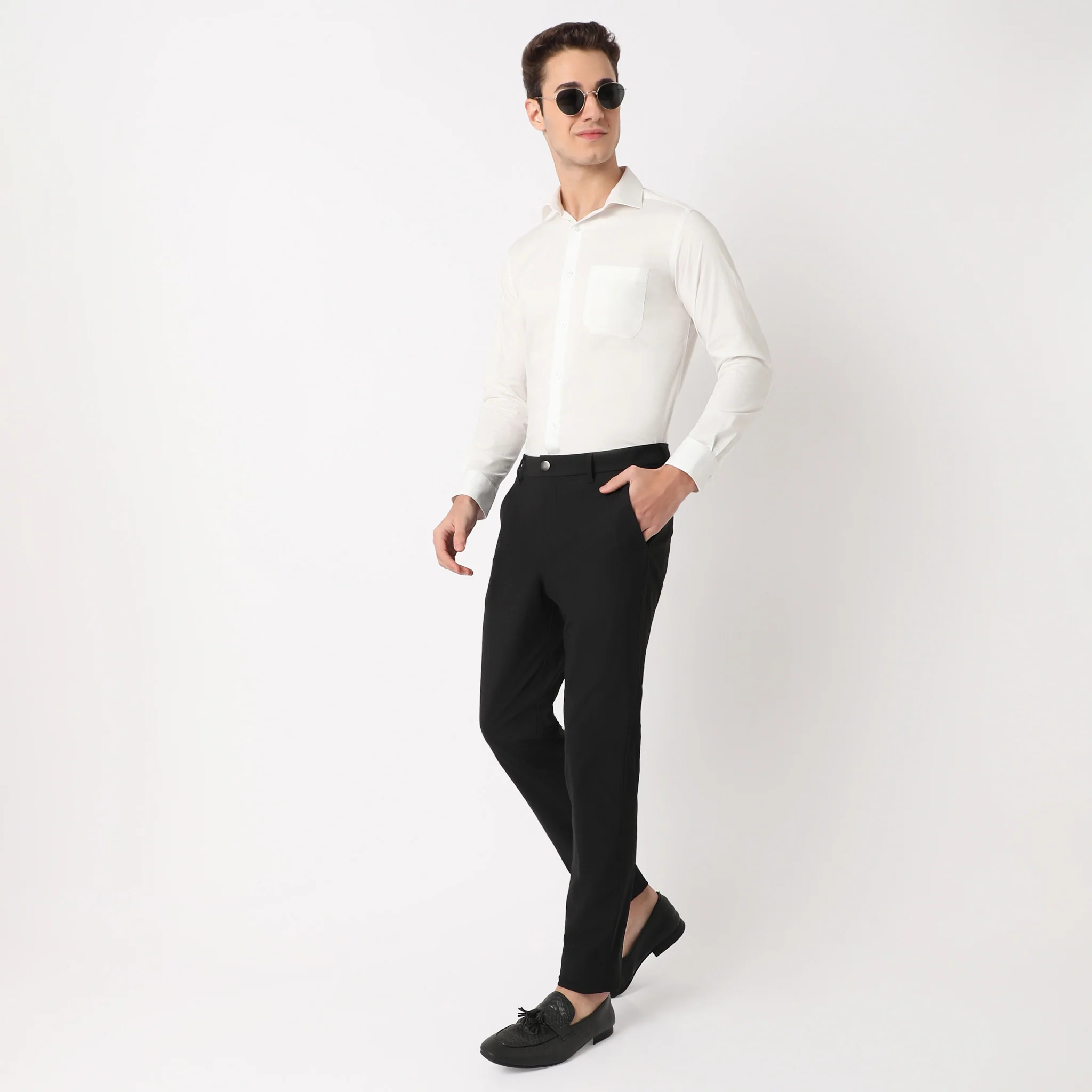Cooltek™ Shirt - The Perfect Shirt - "Crease Free Tape Seamed Tailored Shirts” - Super Fine Cotton With E-Fast® Stretch - Regular Fit - Image 12