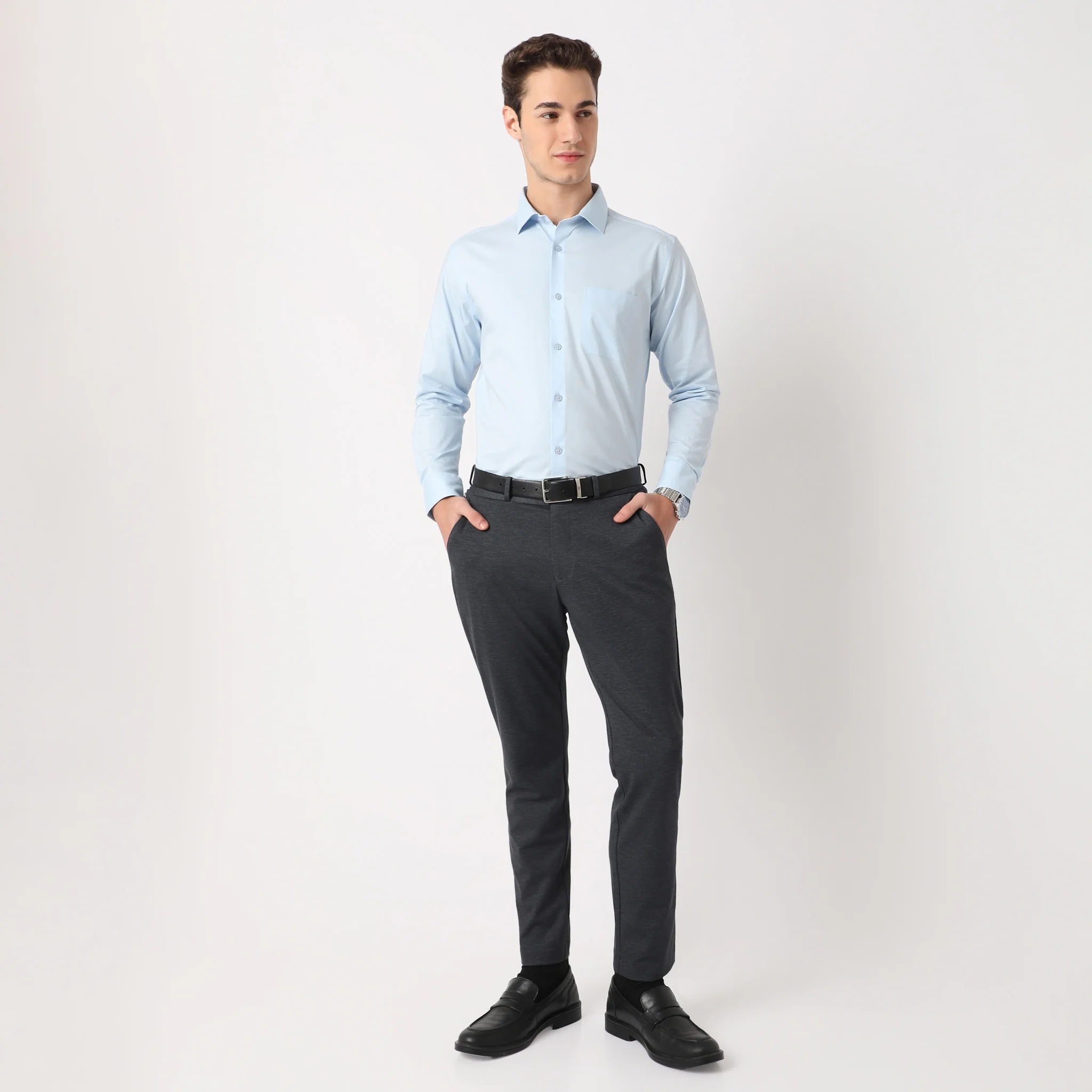 Cooltek™ Shirt - The Perfect Shirt - "Crease Free Tape Seamed Tailored Shirts” - Super Fine Cotton With E-Fast® Stretch - Regular Fit - Image 17