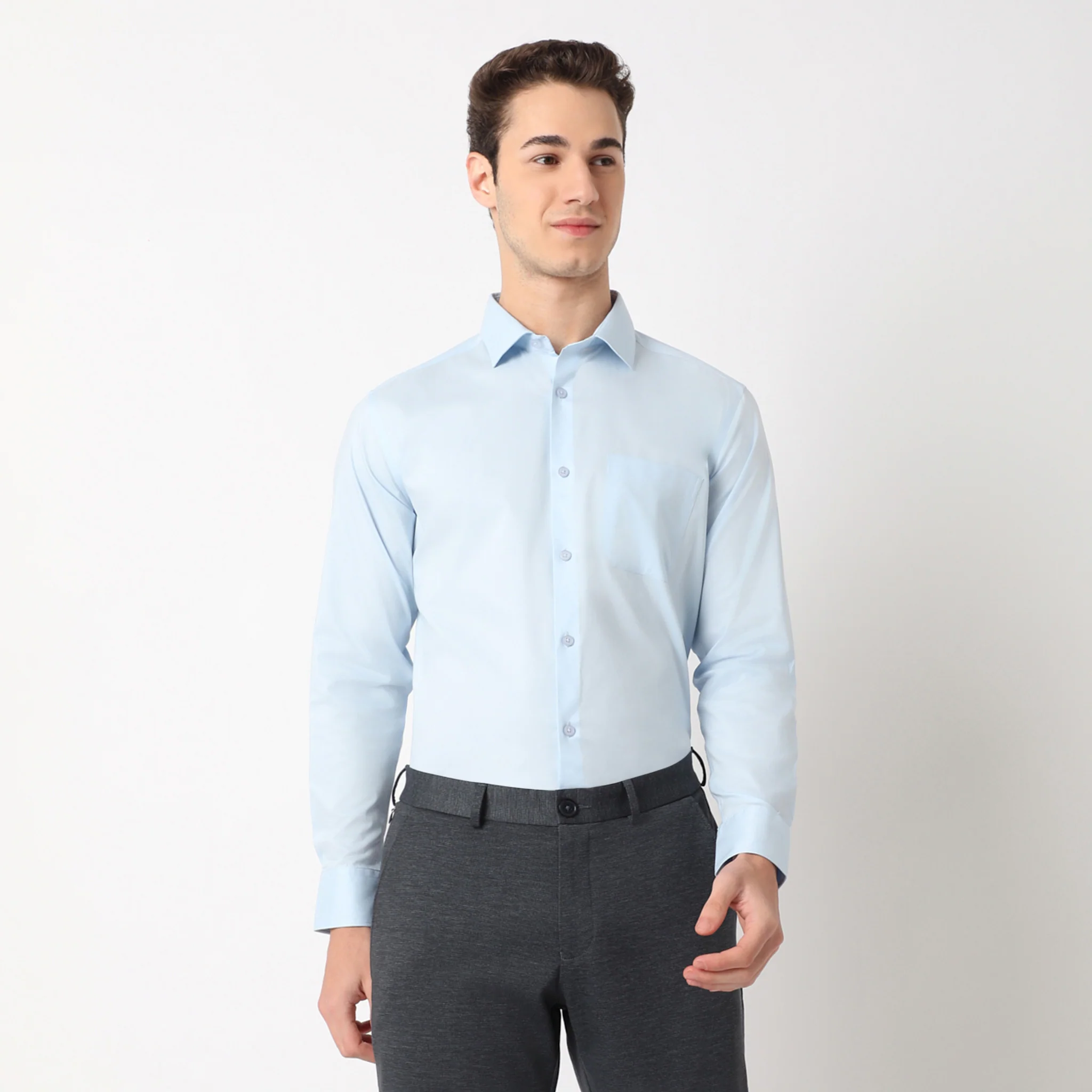 Cooltek™ Shirt - The Perfect Shirt - "Crease Free Tape Seamed Tailored Shirts” - Super Fine Cotton With E-Fast® Stretch - Regular Fit - Image 18
