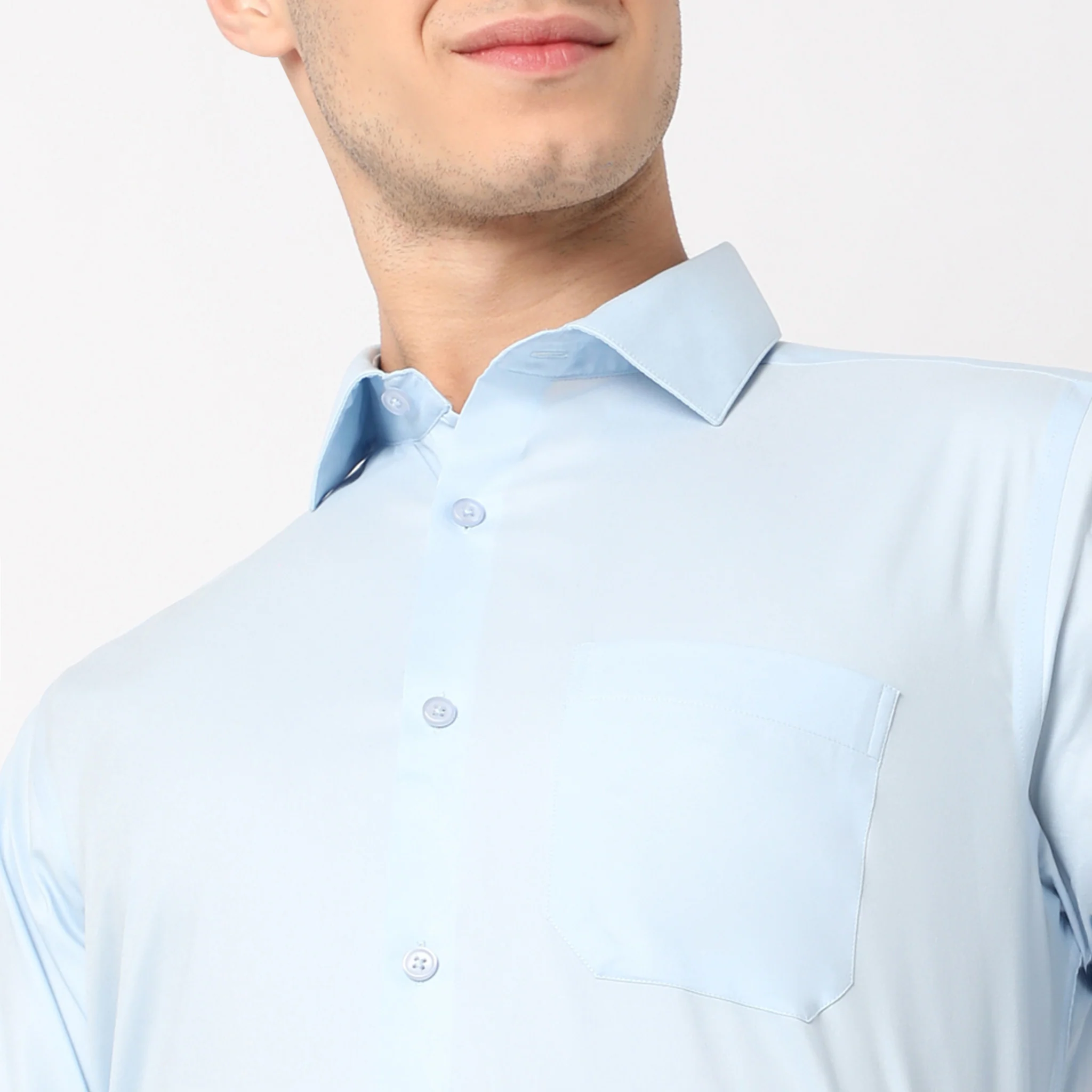 Cooltek™ Shirt - The Perfect Shirt - "Crease Free Tape Seamed Tailored Shirts” - Super Fine Cotton With E-Fast® Stretch - Regular Fit - Image 20