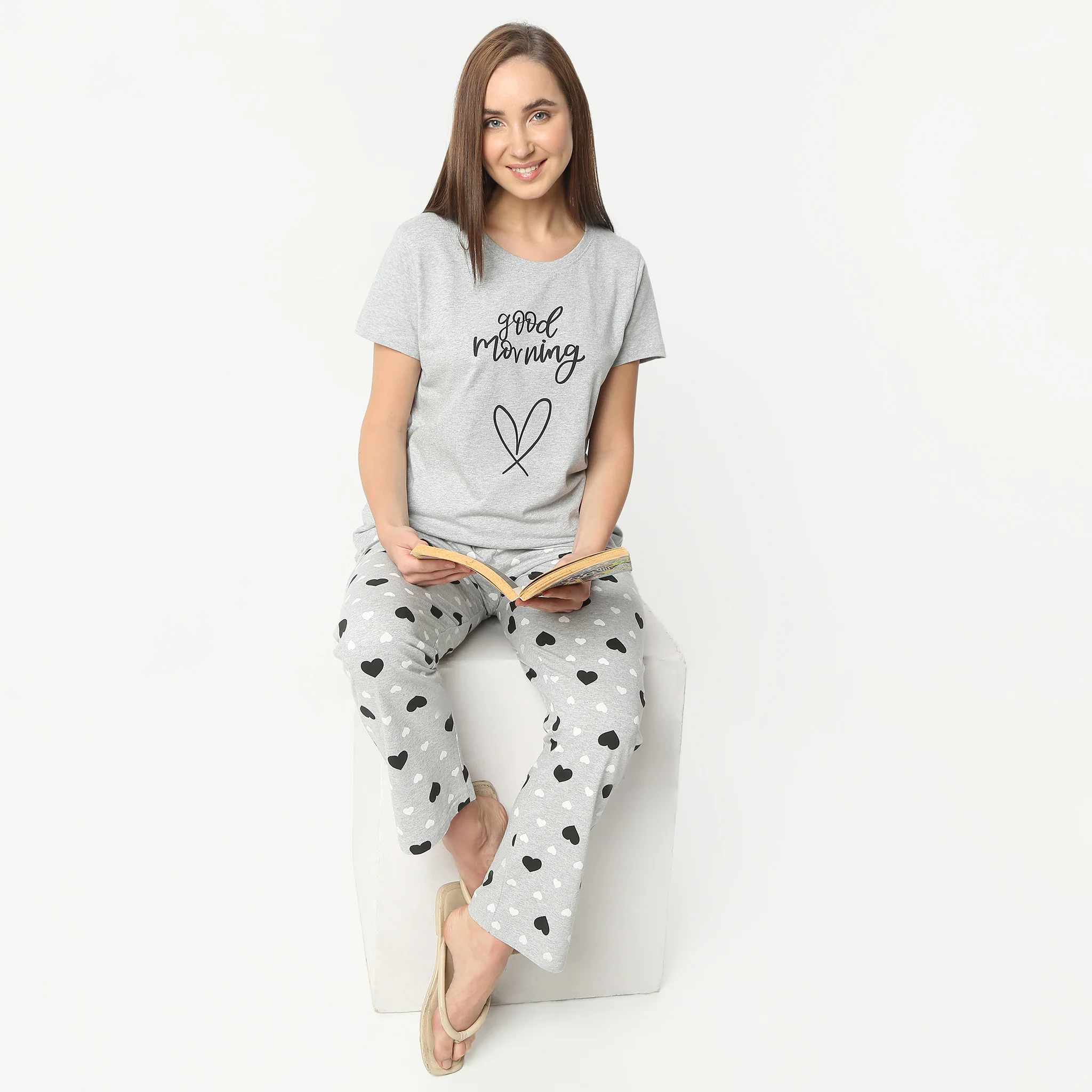Crew Neck Short Sleeve Lounge T-Shirt