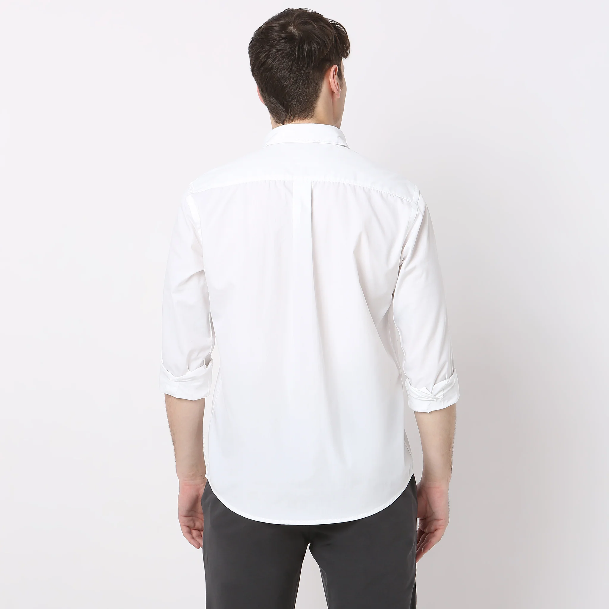 Elemental™ Shirt - Easy Care Smart Solid Casual - Full Sleeves Regular Fit - Image 23