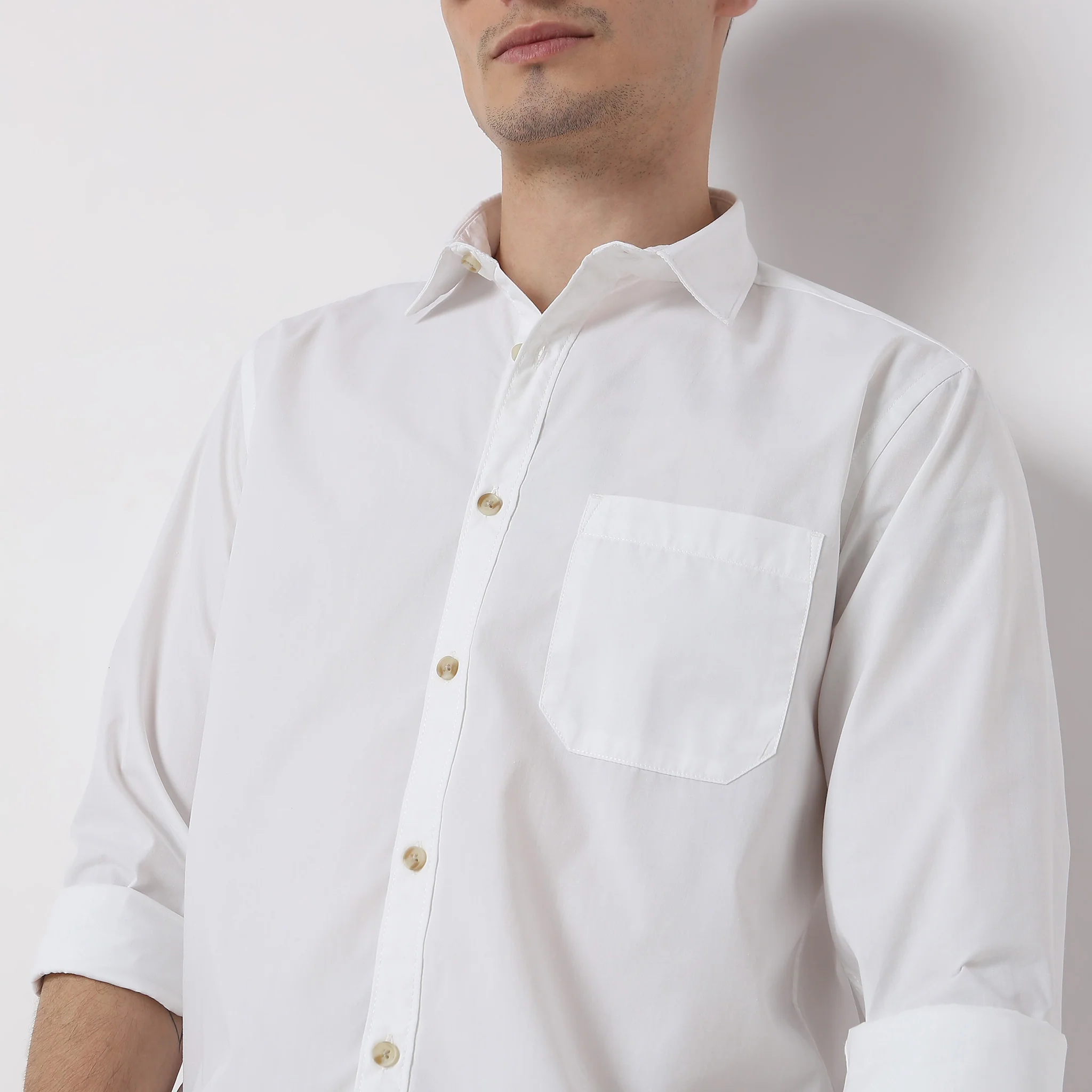 Elemental™ Shirt - Easy Care Smart Solid Casual - Full Sleeves Regular Fit - Image 24