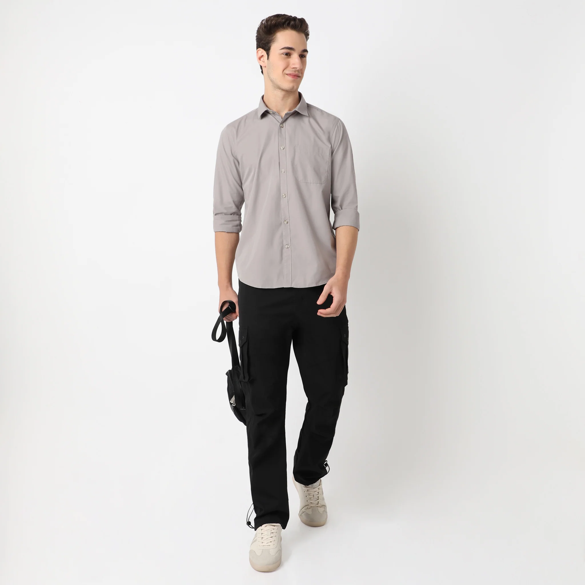 Elemental™ Shirt - Easy Care Smart Solid Casual - Full Sleeves Regular Fit - Image 26
