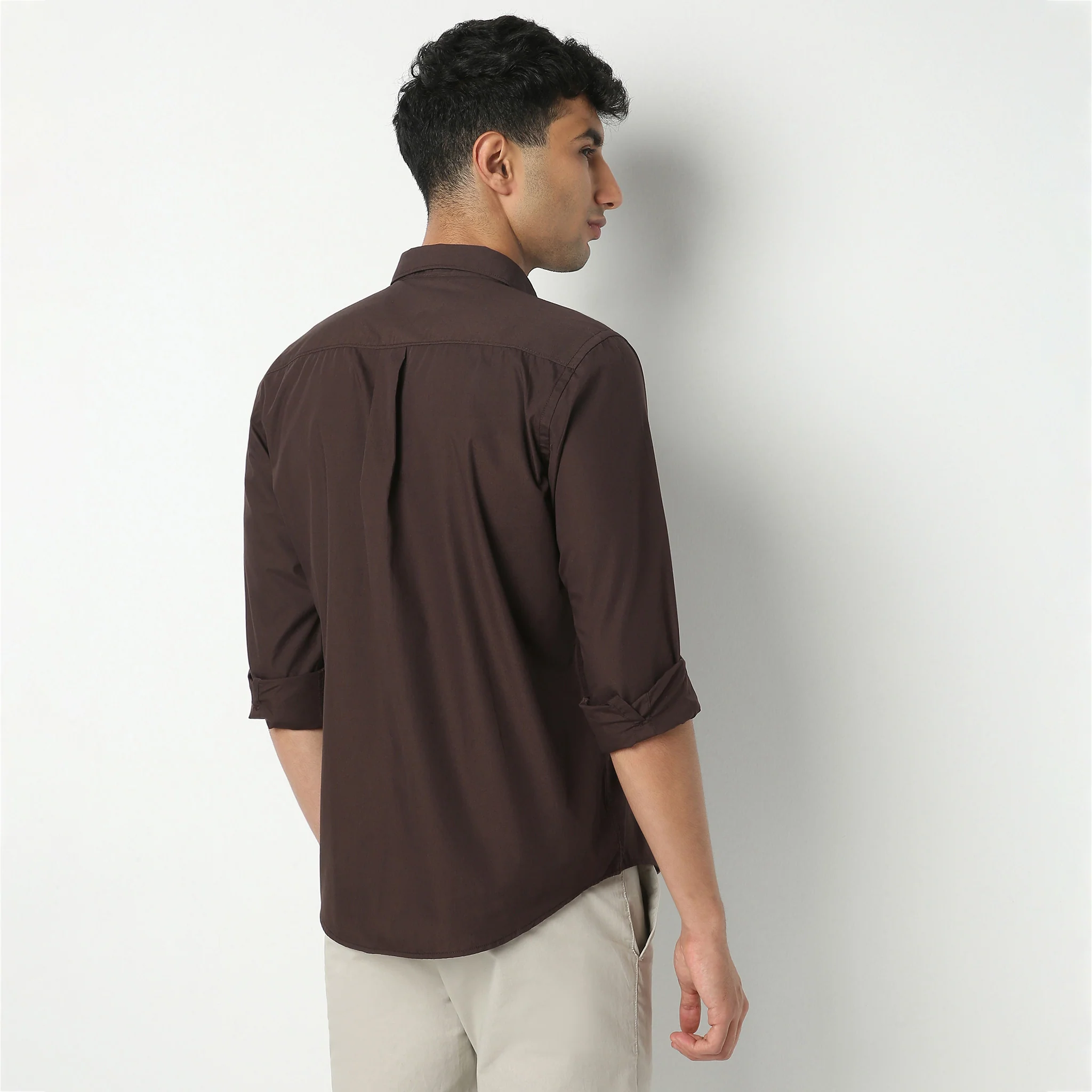 Elemental™ Shirt - Easy Care Smart Solid Casual - Full Sleeves Regular Fit - Image 35