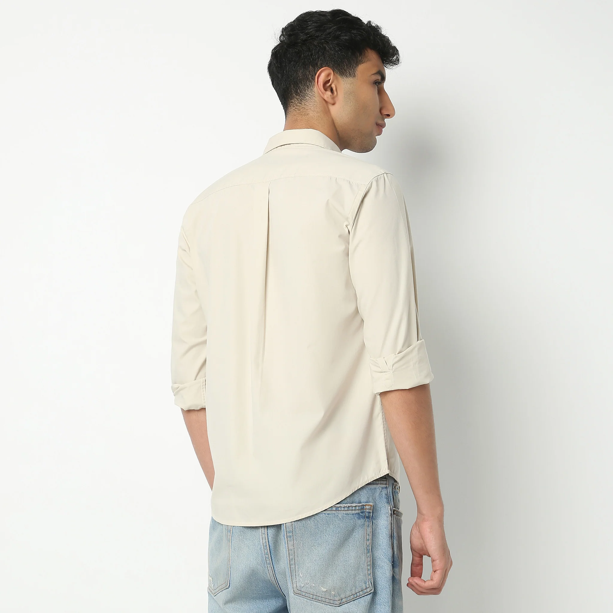 Elemental™ Shirt - Easy Care Smart Solid Casual - Full Sleeves Regular Fit - Image 42