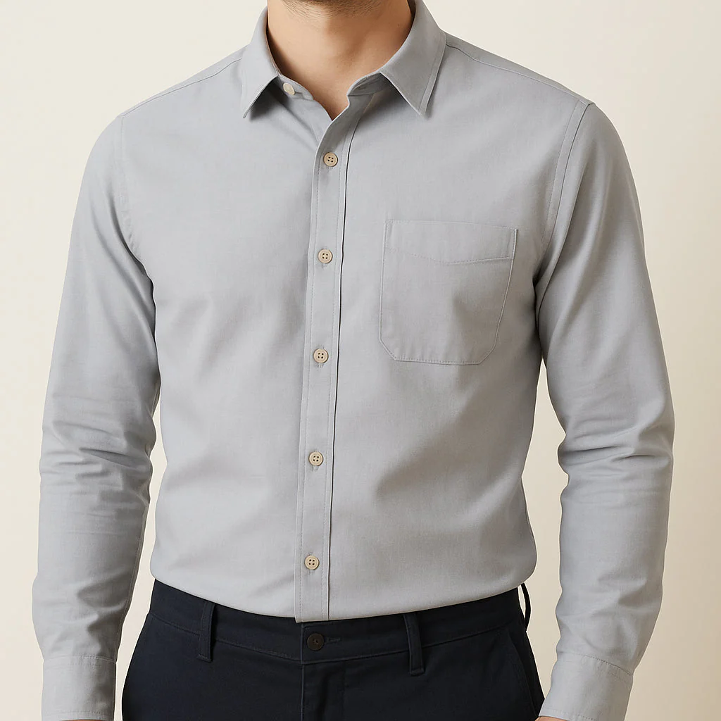 Elemental™ Shirt - Easy Care Smart Solid Casual - Full Sleeves Regular Fit - Image 49