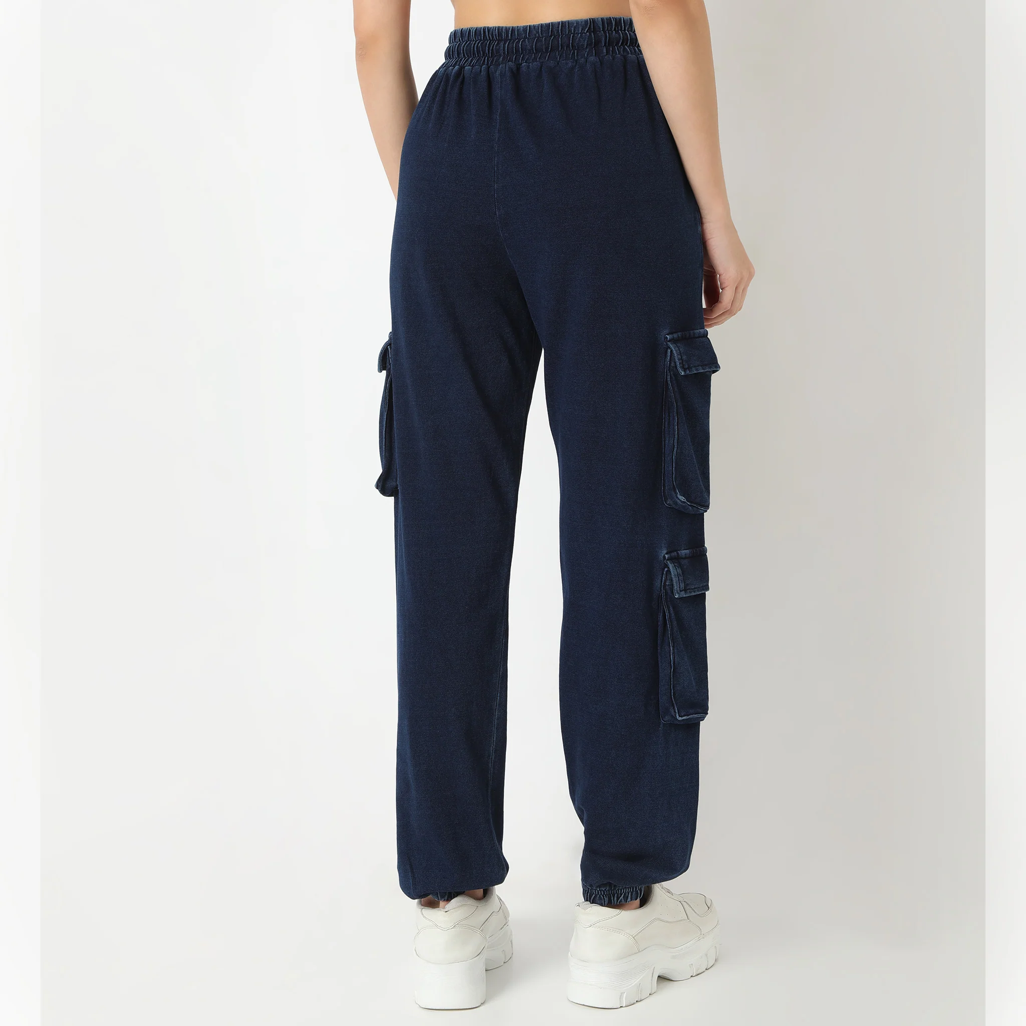 Full Length Sports Athleisure Mid Rise Pants - Image 3
