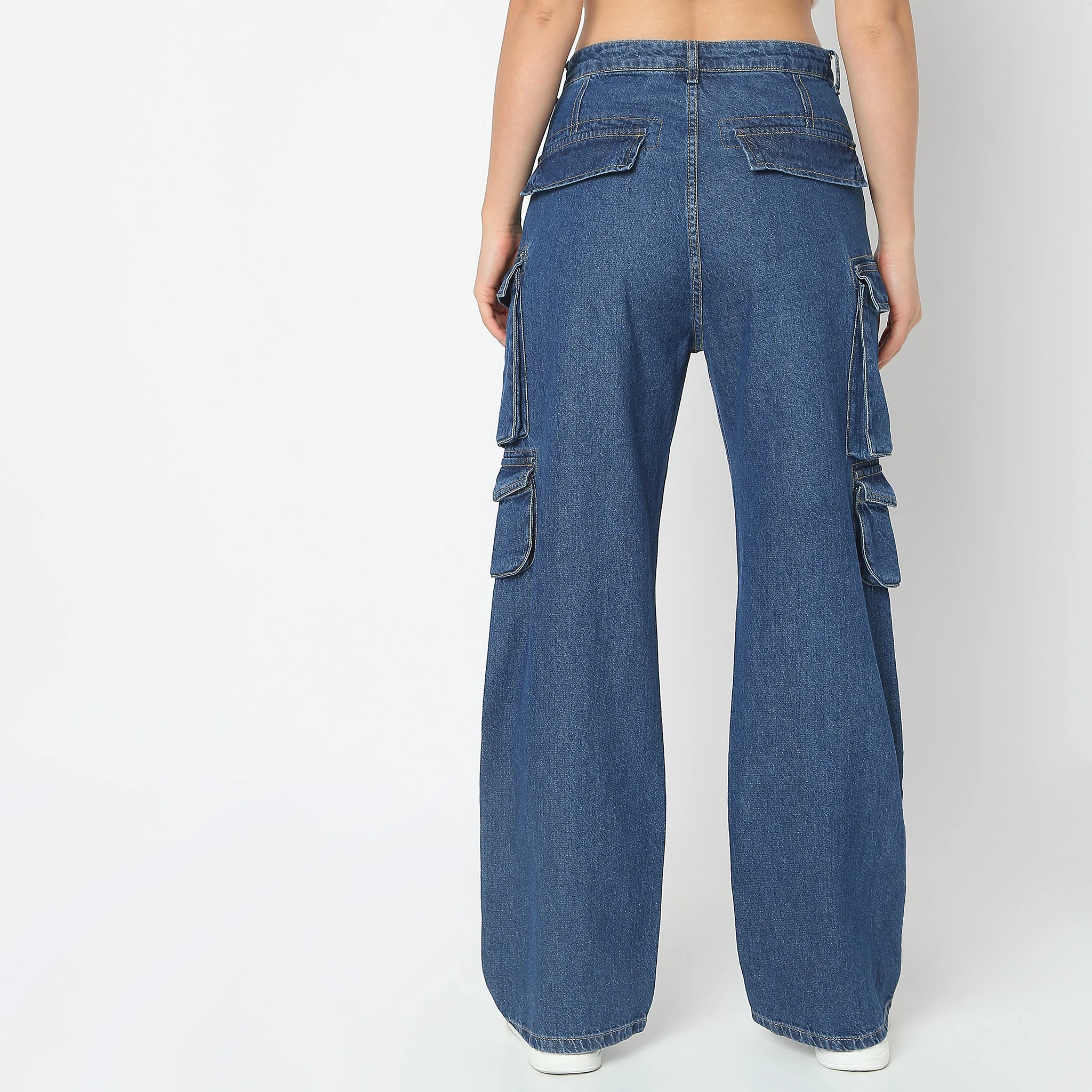 Cargo Fit High Rise Jeans - Image 3