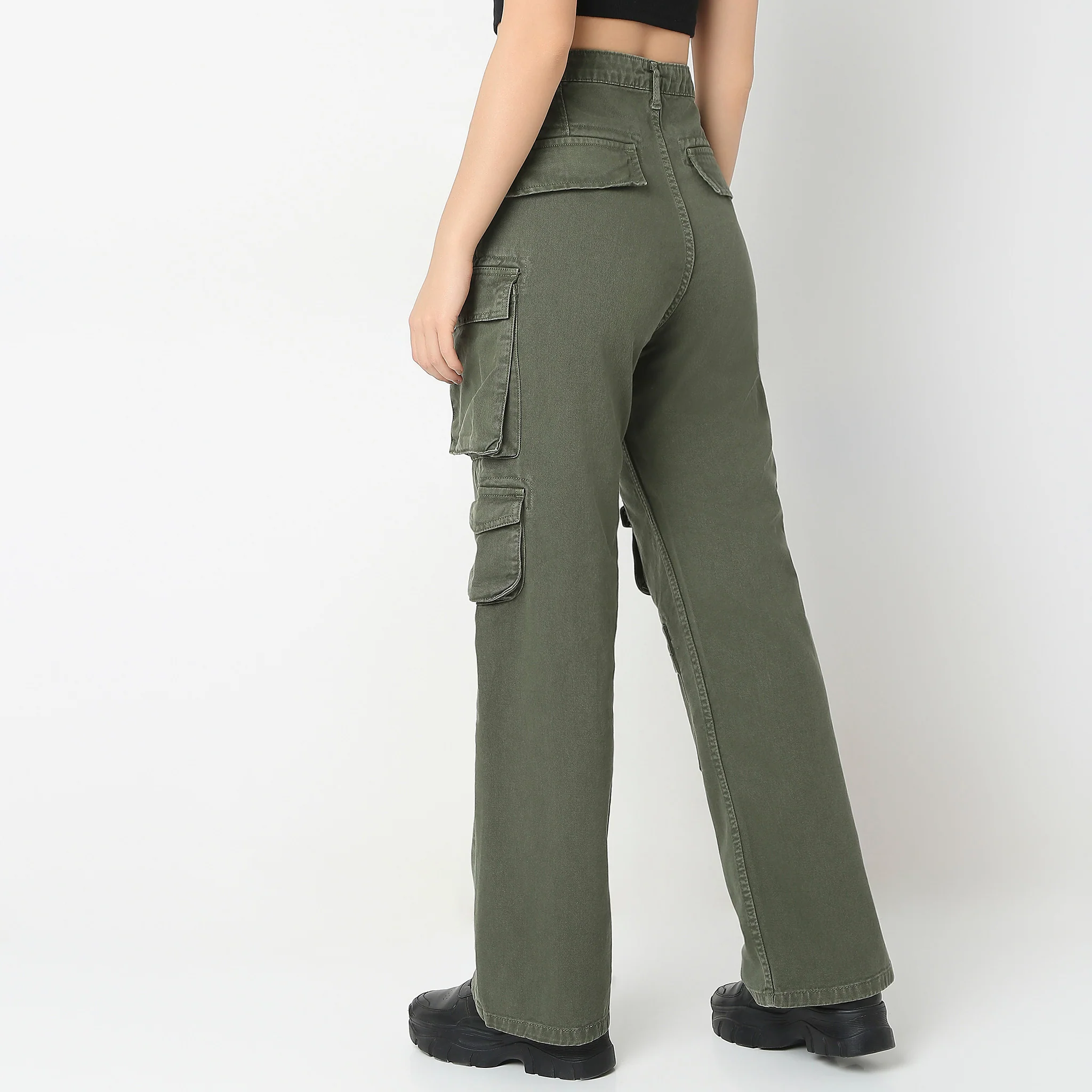 Cargo Fit High Rise Jeans - Image 8