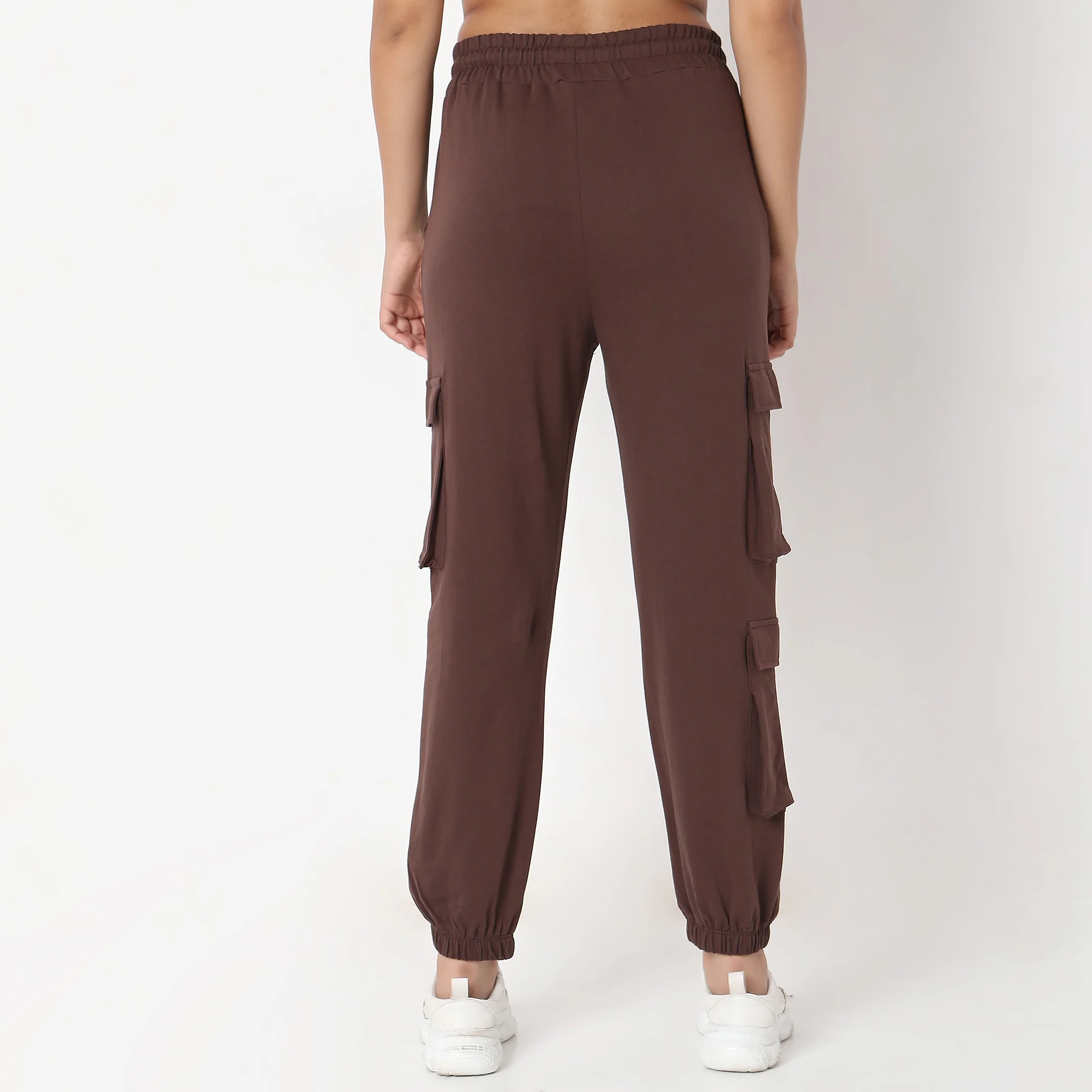 Regular Fit Solid Joggers - Image 8