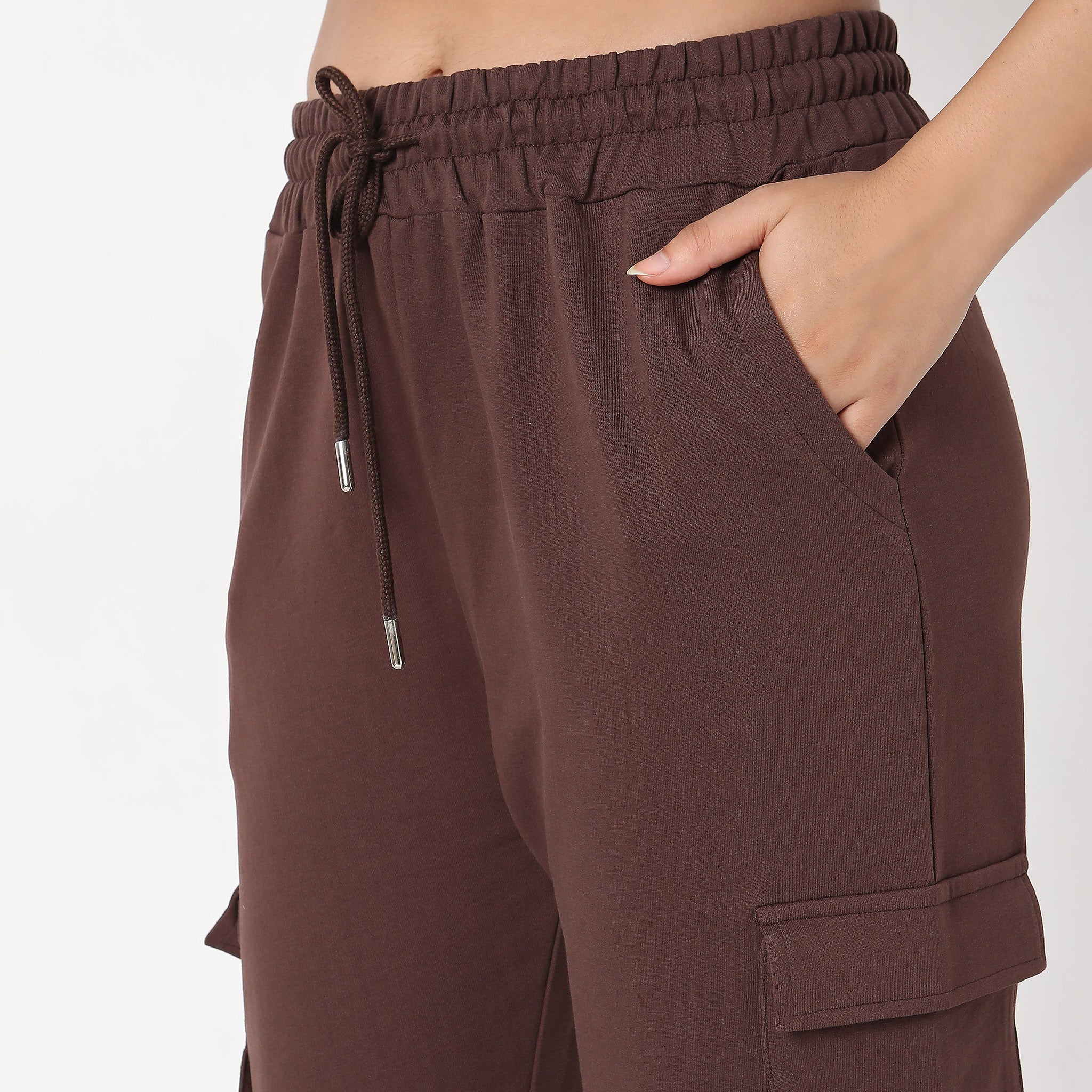 Regular Fit Solid Joggers - Image 9