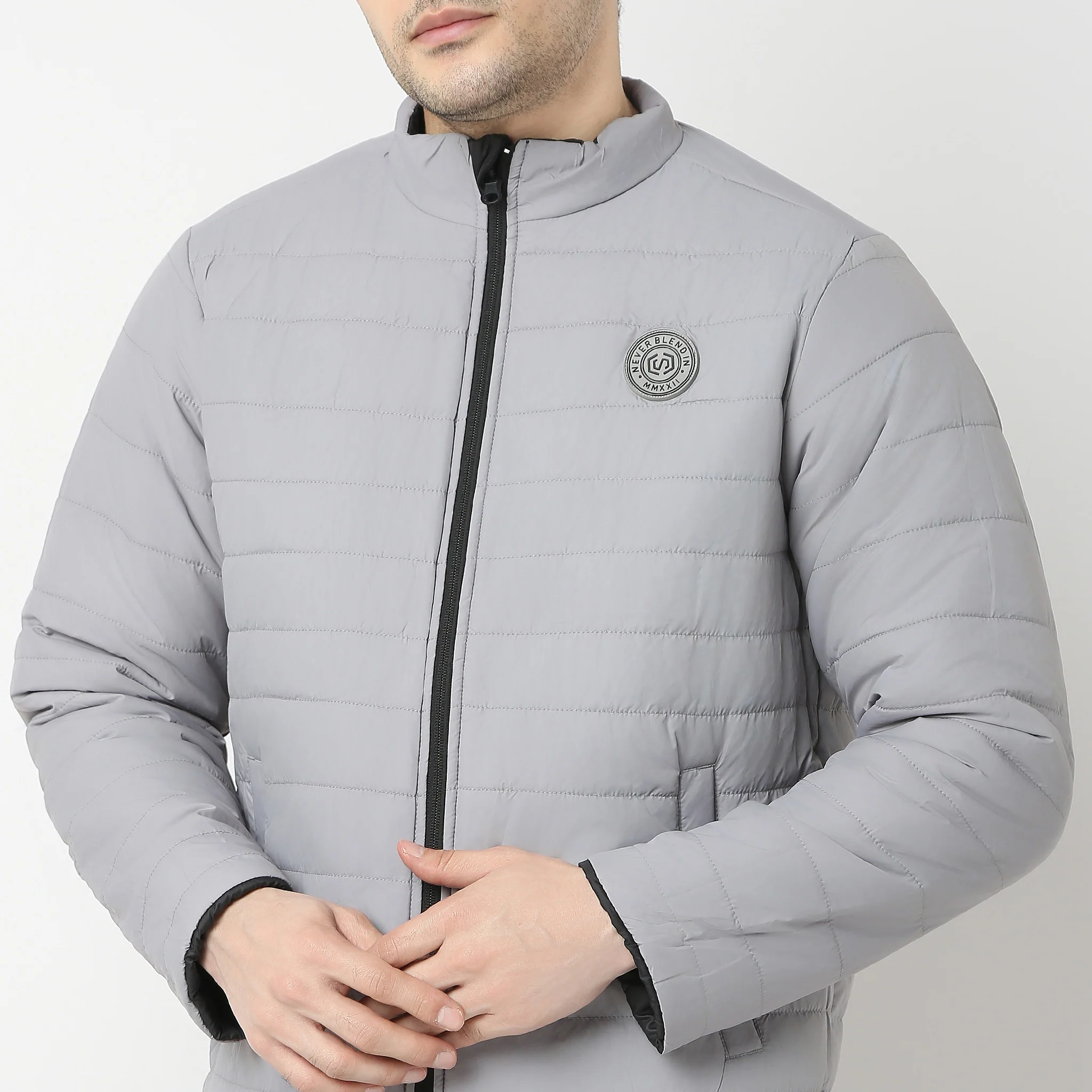 Winter Edit™ - Puffer Bomber Jacket - With Zip Closing and 2 Pockets - Image 11