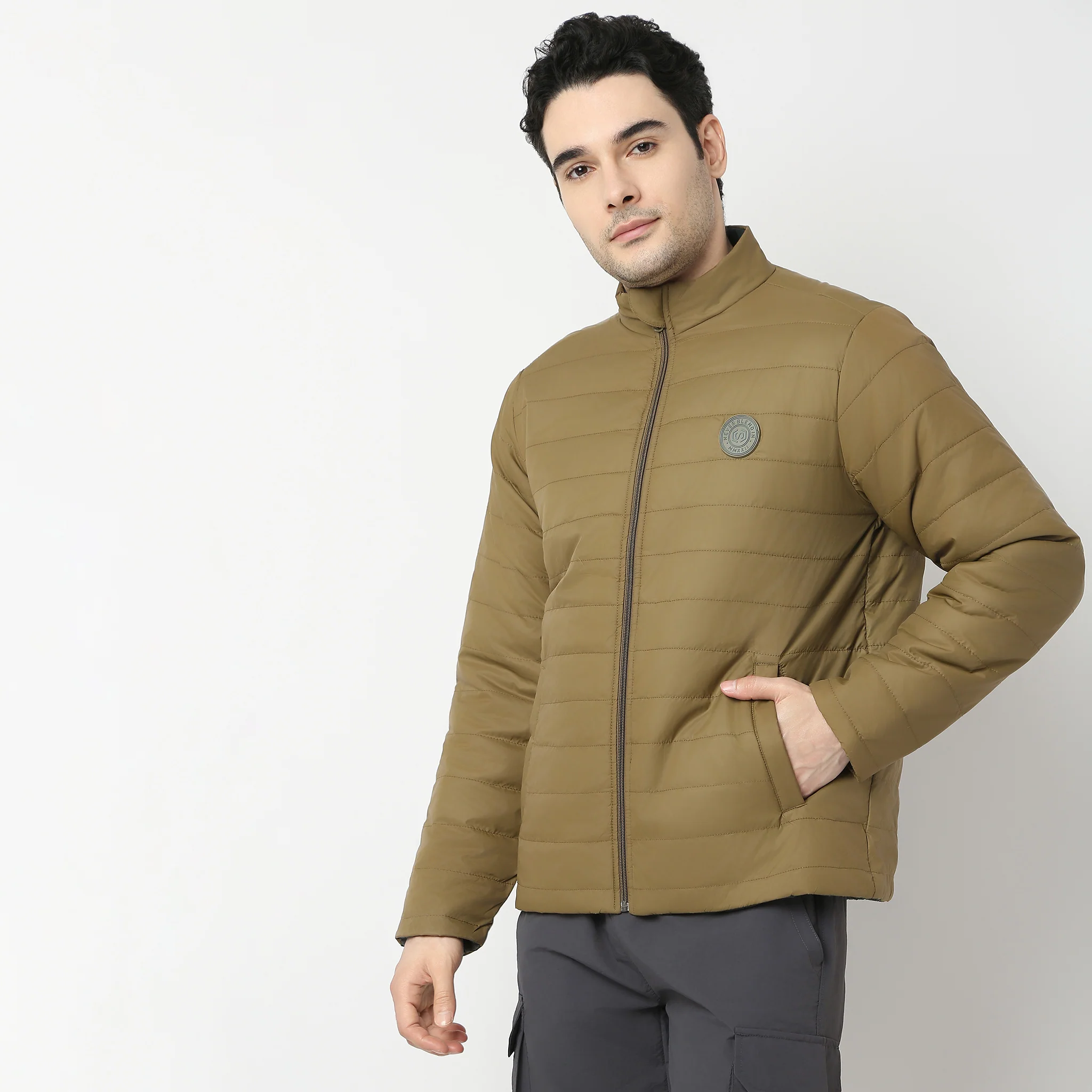 Winter Edit™ - Puffer Bomber Jacket - With Zip Closing and 2 Pockets - Image 16