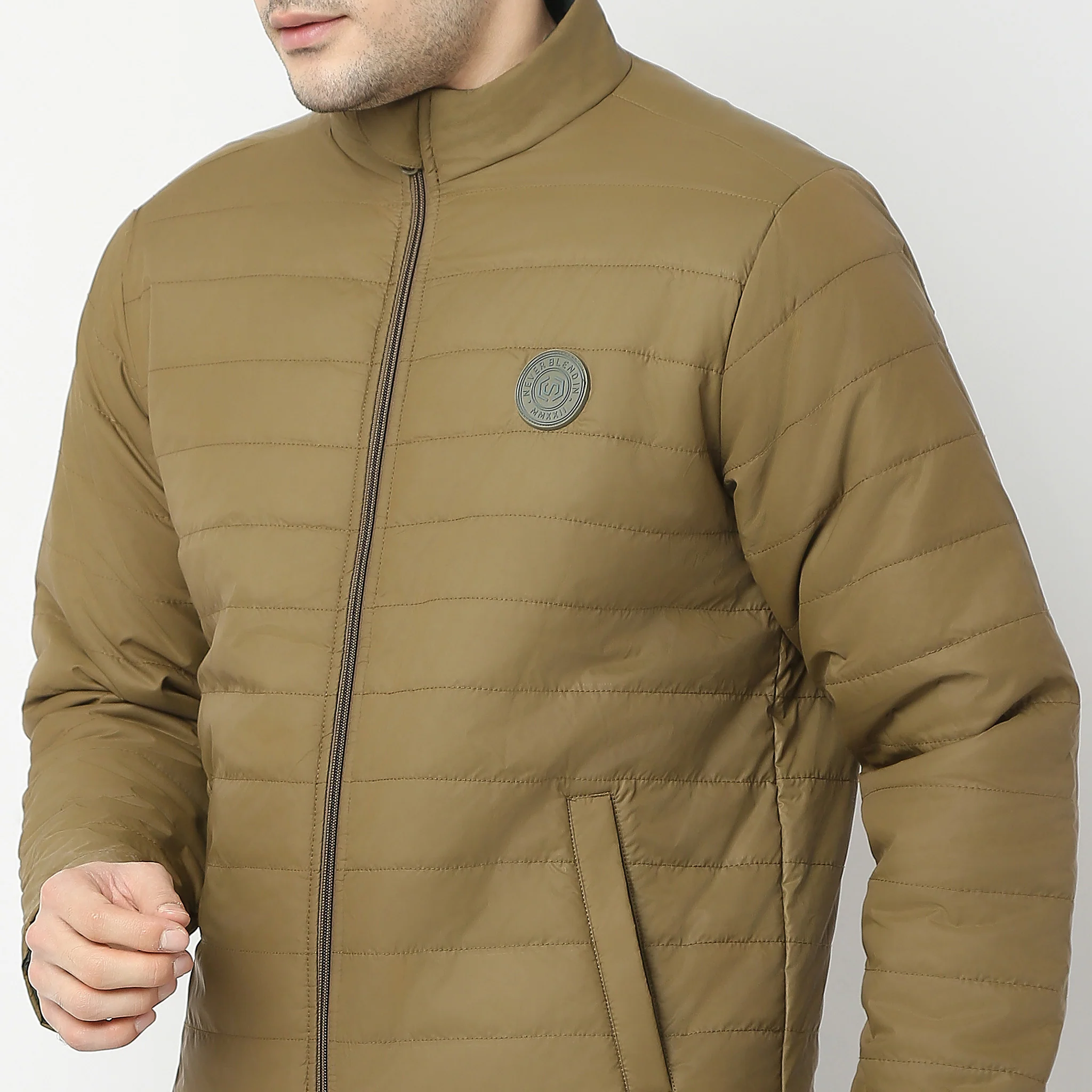 Winter Edit™ - Puffer Bomber Jacket - With Zip Closing and 2 Pockets - Image 17