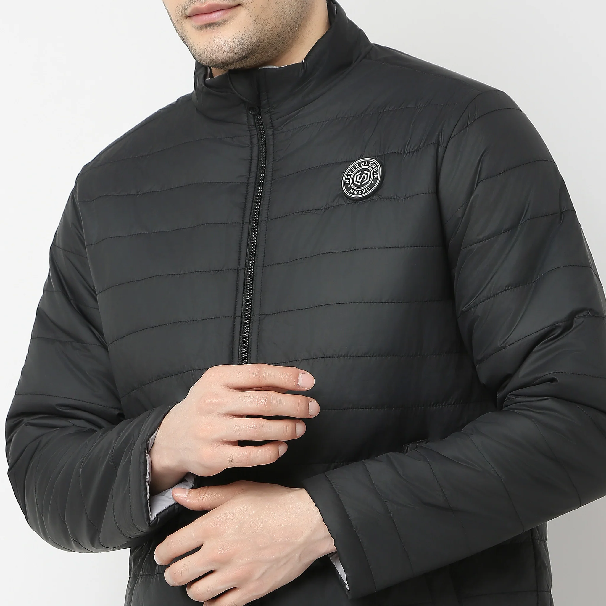 Winter Edit™ - Puffer Bomber Jacket - With Zip Closing and 2 Pockets - Image 4