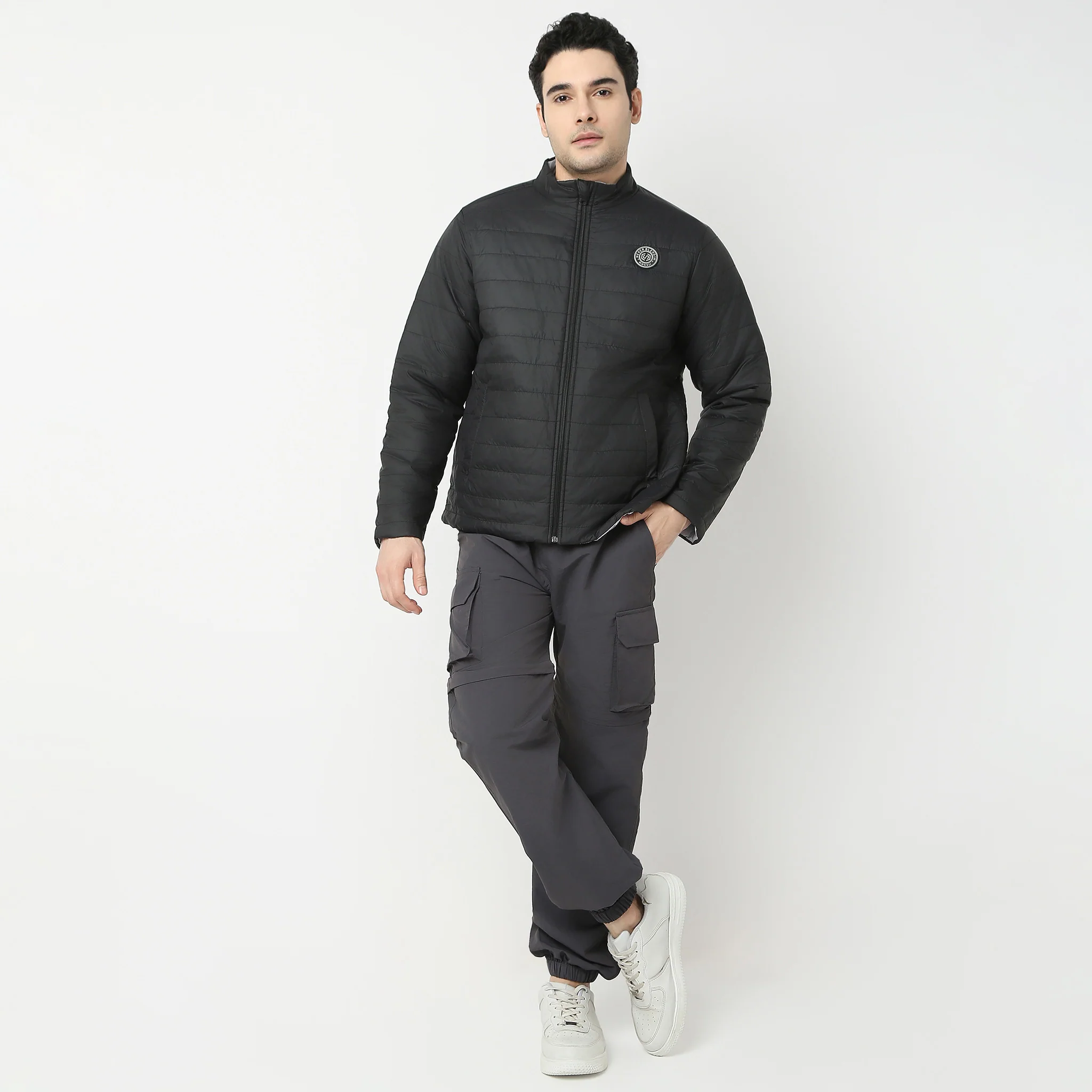 Winter Edit™ - Puffer Bomber Jacket - With Zip Closing and 2 Pockets - Image 6