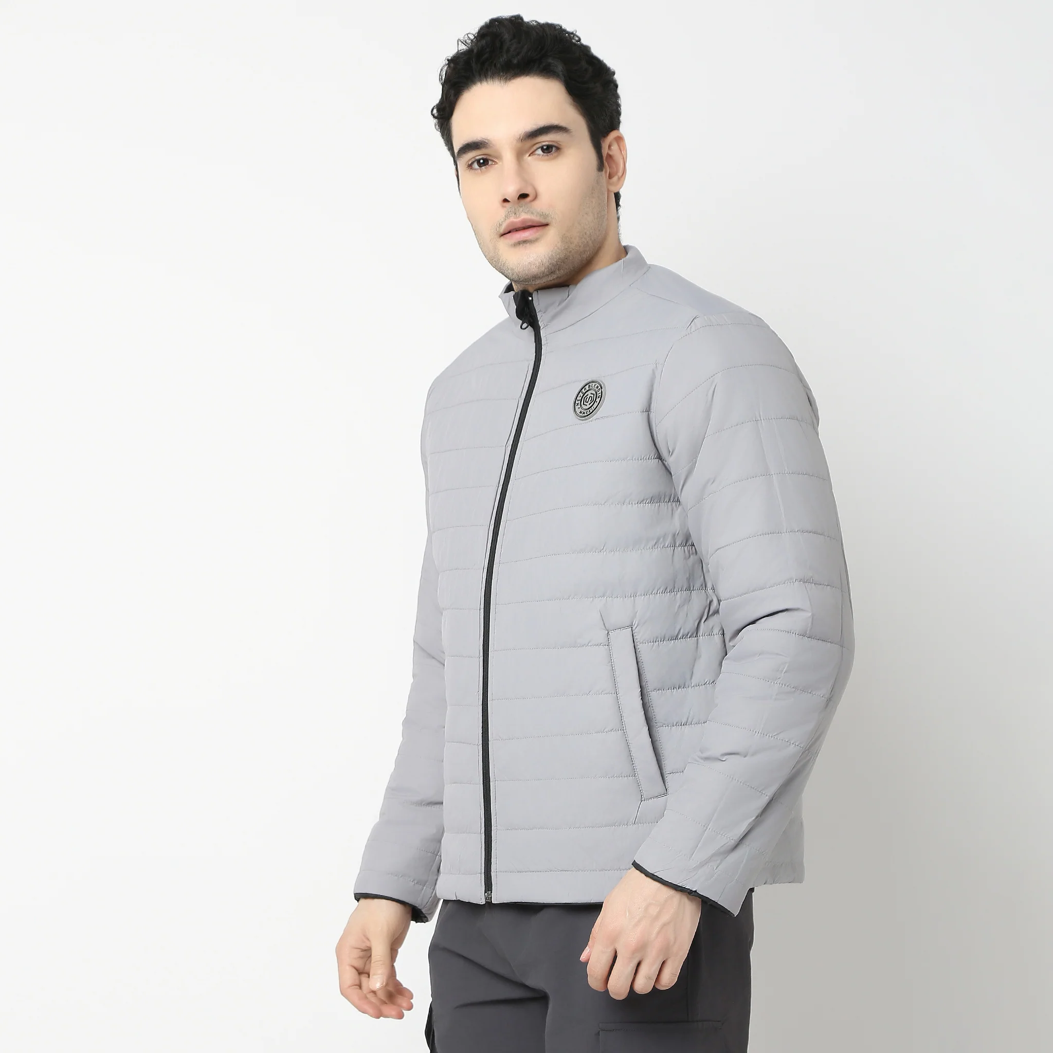 Winter Edit™ - Puffer Bomber Jacket - With Zip Closing and 2 Pockets - Image 9