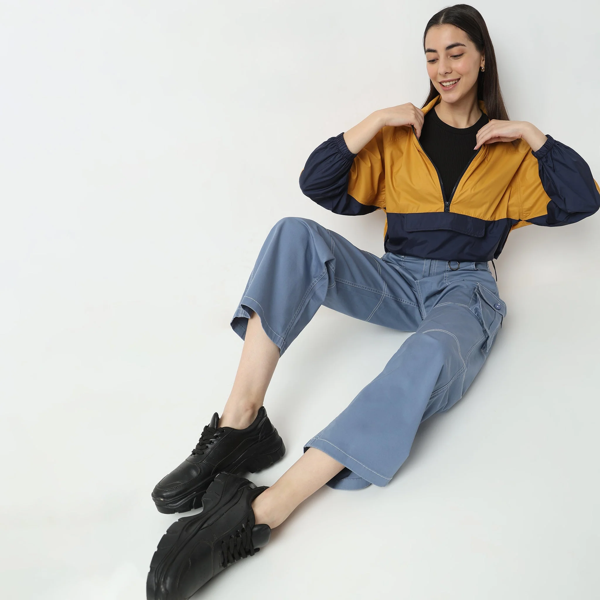 Regular Fit Solid Jacket - Image 6