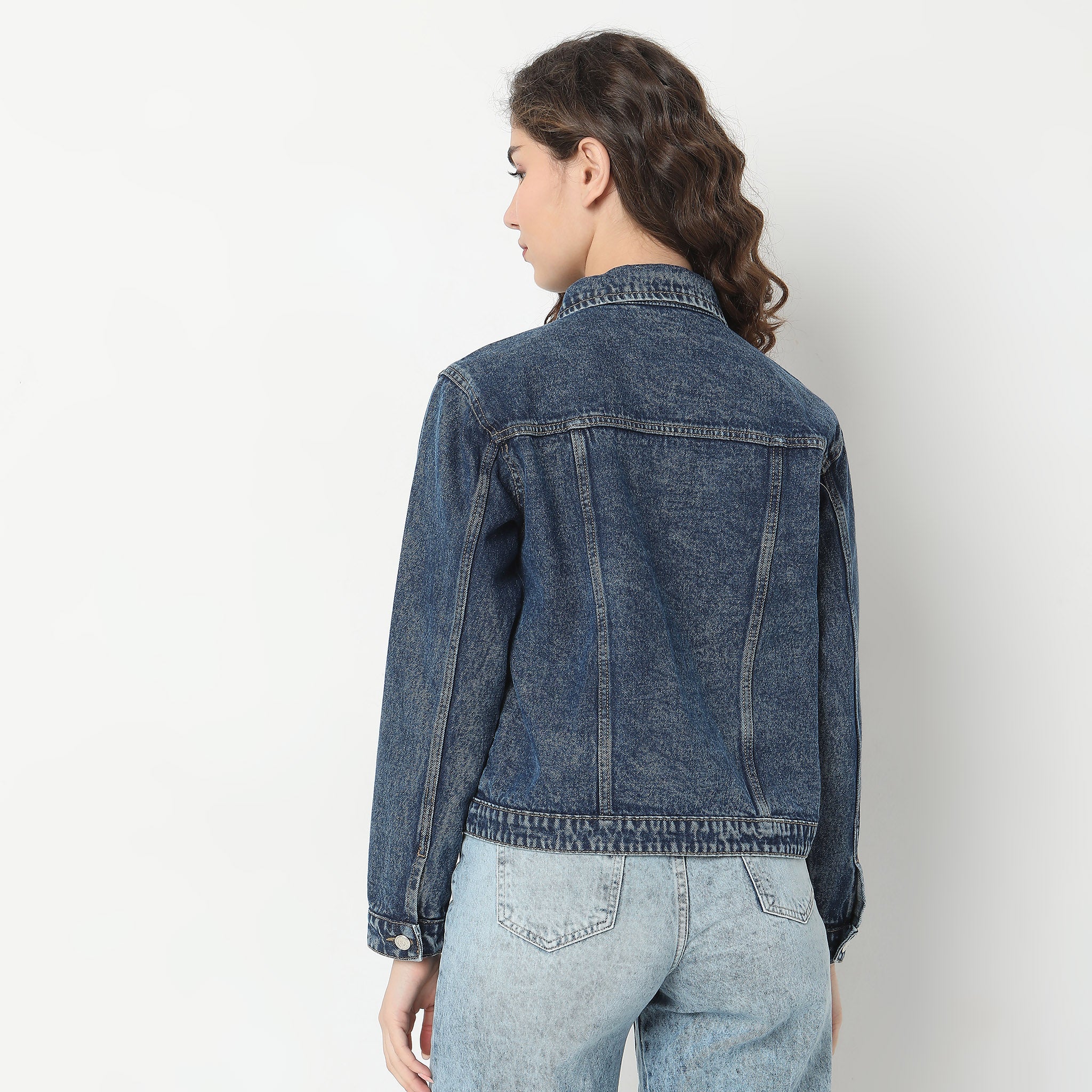 Regular Fit Denim Jacket - Image 3