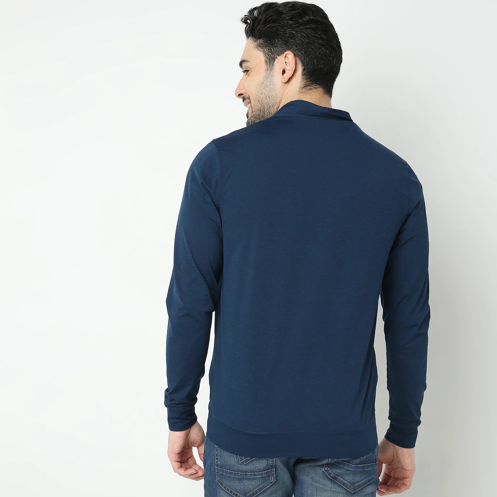 AirJack™ 24 - Regular Fit Solid Jacket With 2 Zip Pockets. LightWeight, breathable - perfect for all Weather. - Image 12