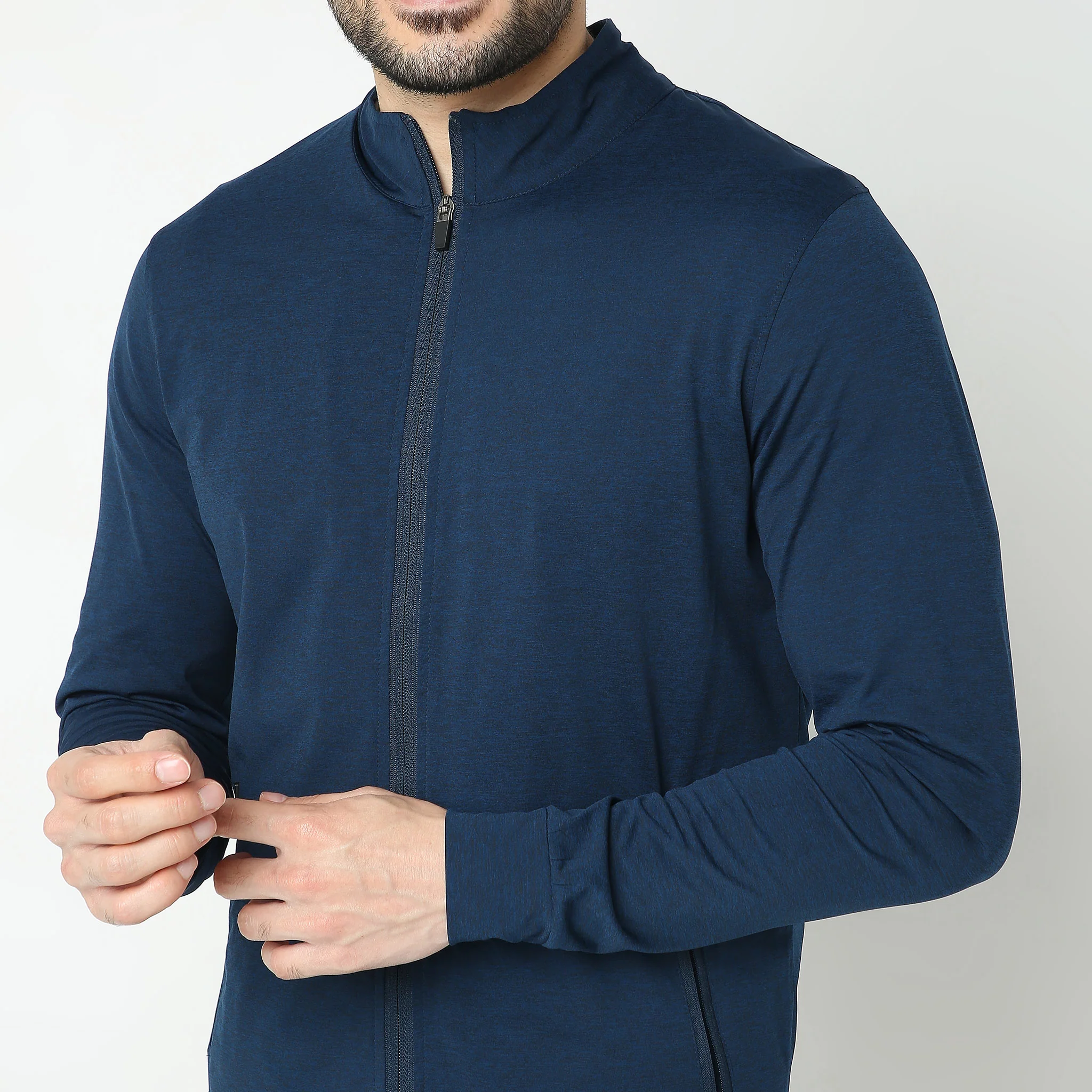 AirJack™ 24 - Regular Fit Solid Jacket With 2 Zip Pockets. LightWeight, breathable - perfect for all Weather. - Image 13