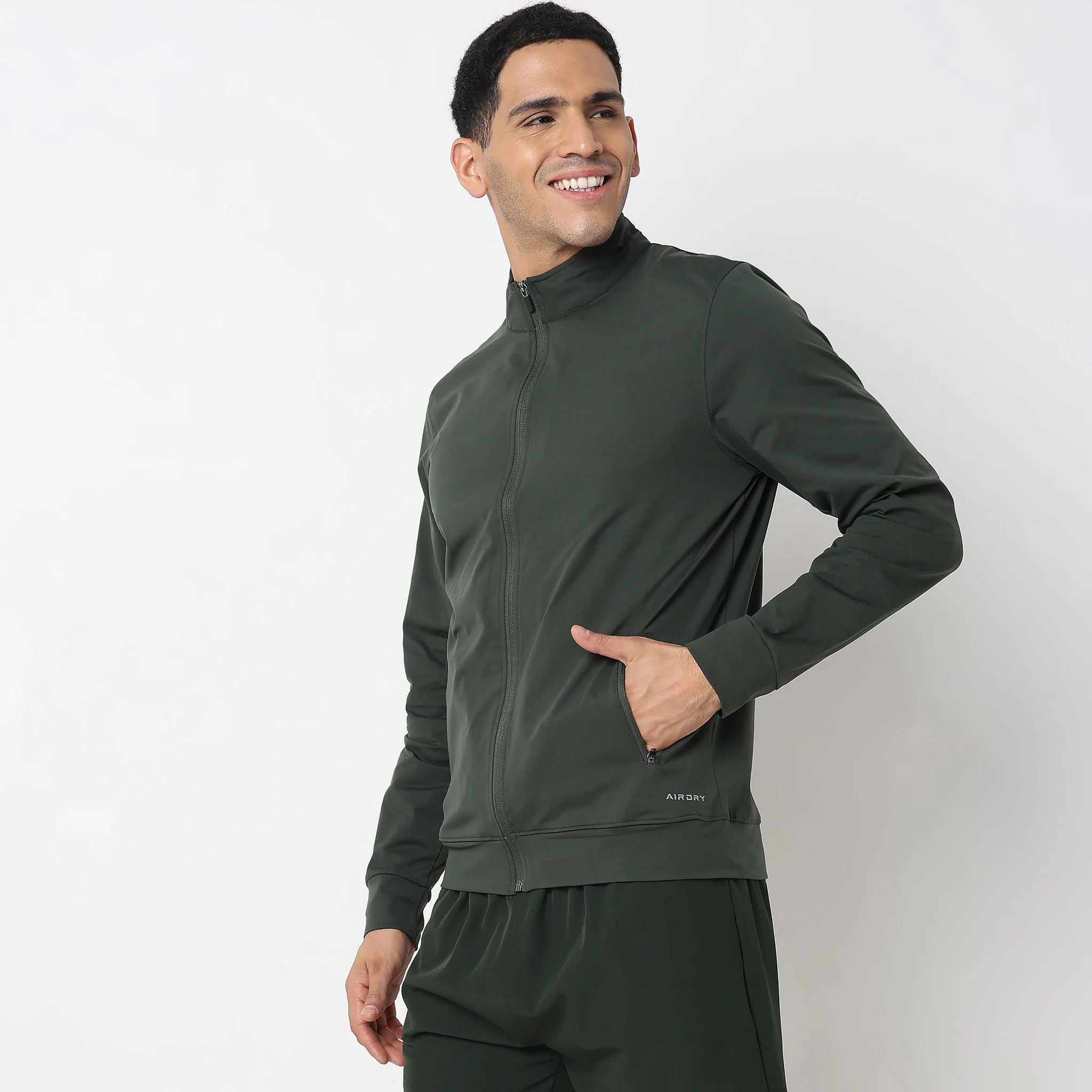 AirJack™ 24 - Regular Fit Solid Jacket With 2 Zip Pockets. LightWeight, breathable - perfect for all Weather. - Image 19
