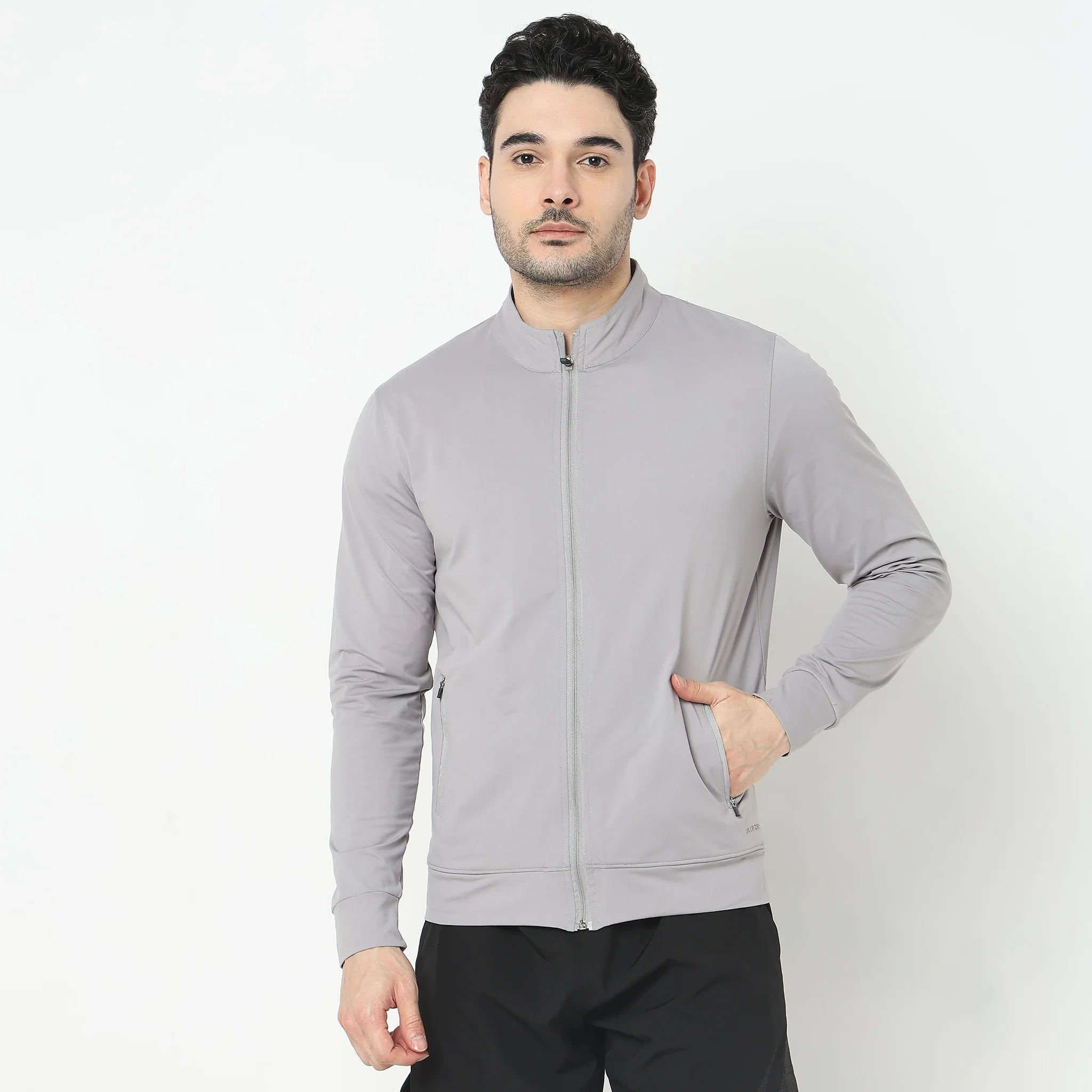 AirJack™ 24 - Regular Fit Solid Jacket With 2 Zip Pockets. LightWeight, breathable - perfect for all Weather. - Image 21