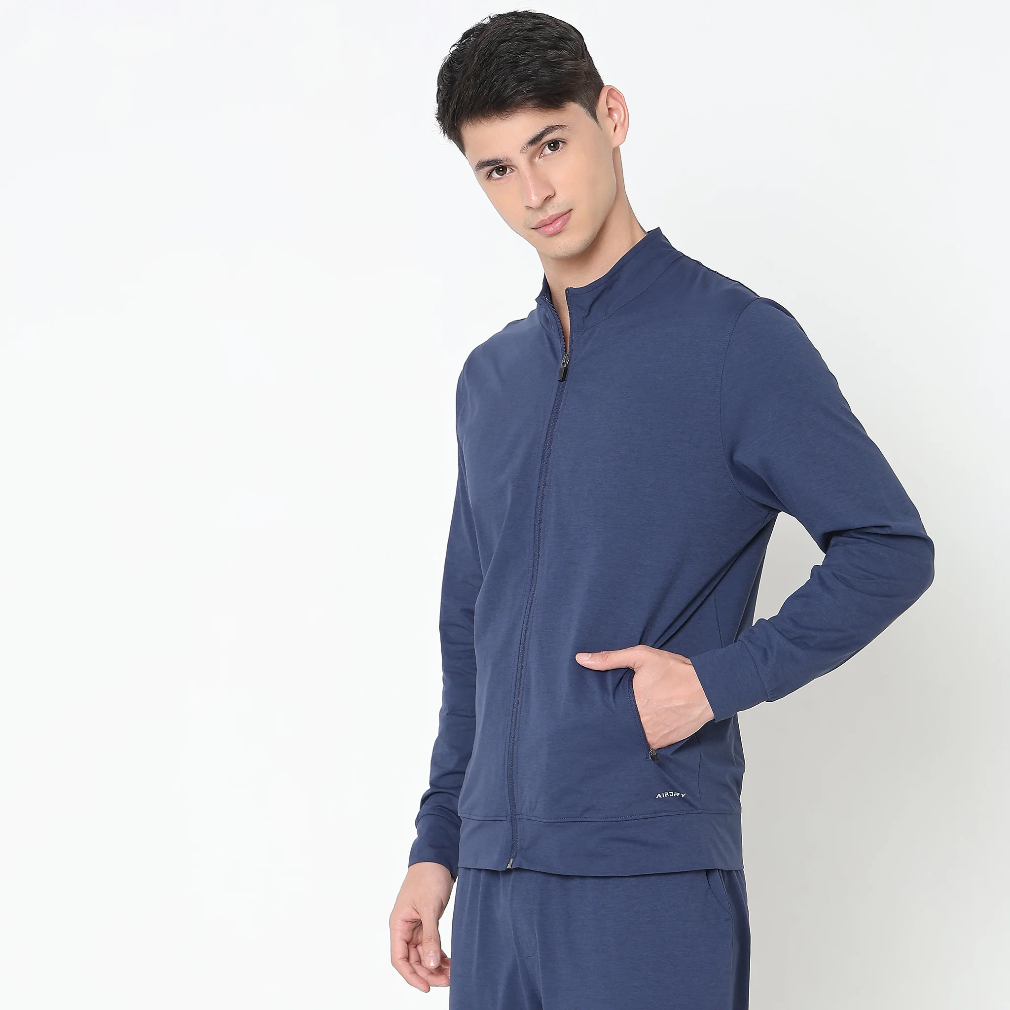 AirJack™ 24 - Regular Fit Solid Jacket With 2 Zip Pockets. LightWeight, breathable - perfect for all Weather. - Image 34