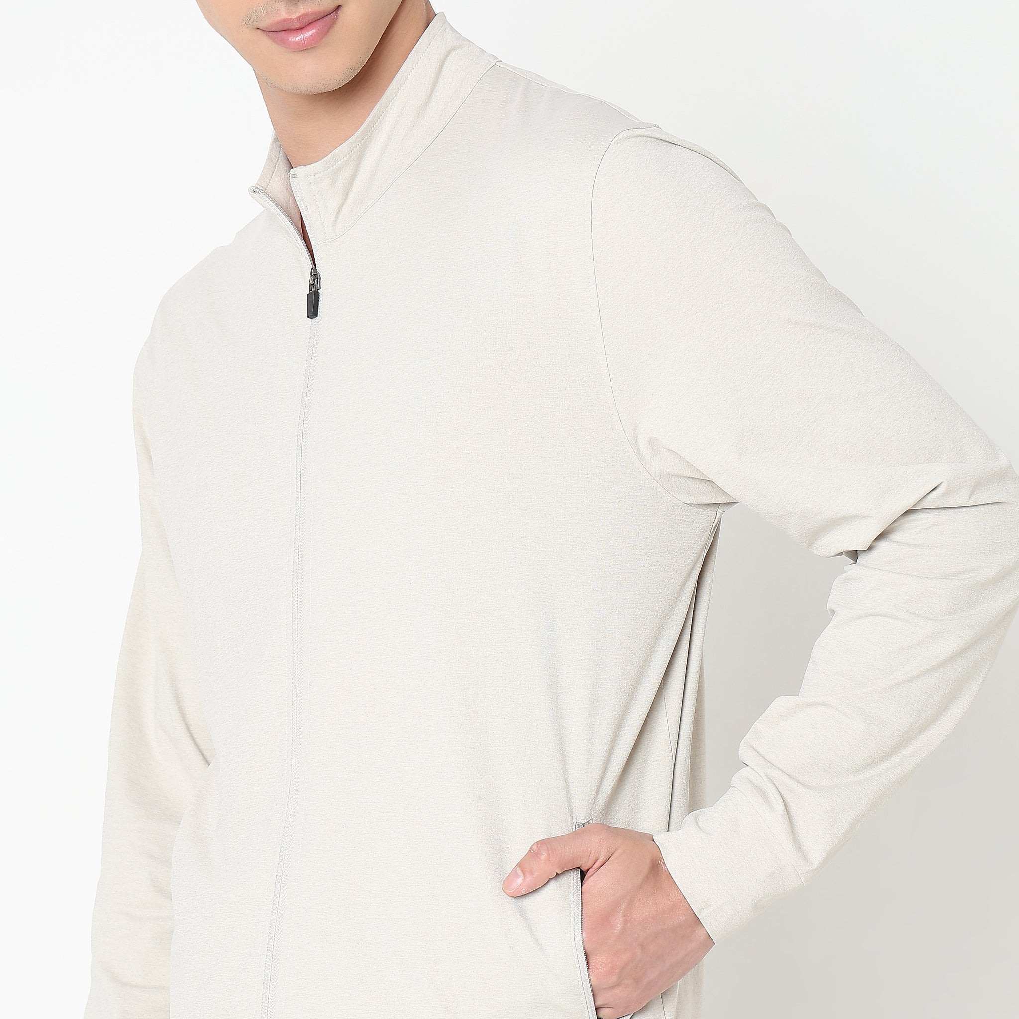 AirJack™ 24 - Regular Fit Solid Jacket With 2 Zip Pockets. LightWeight, breathable - perfect for all Weather. - Image 43