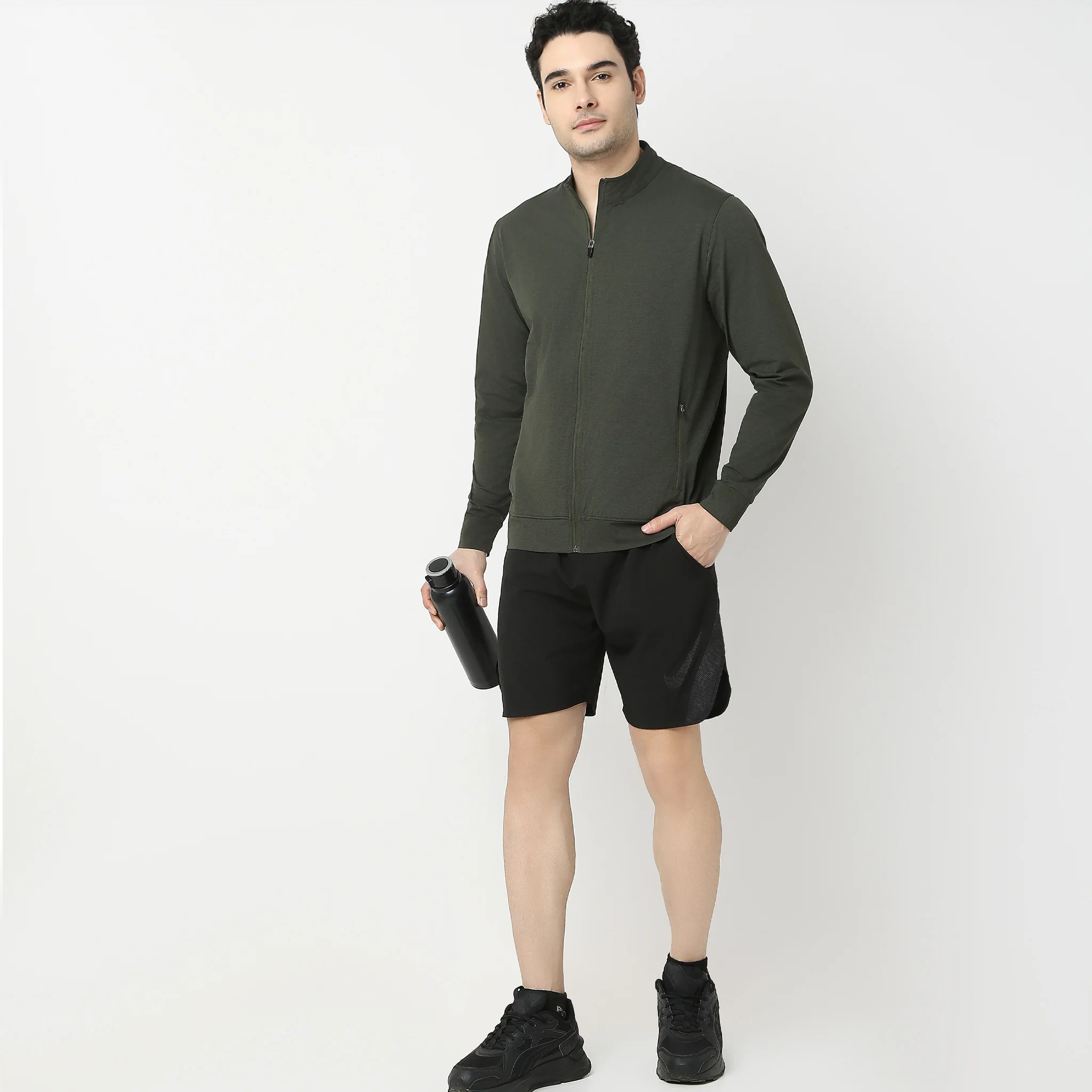 AirJack™ 24 - Regular Fit Solid Jacket With 2 Zip Pockets. LightWeight, breathable - perfect for all Weather. - Image 50